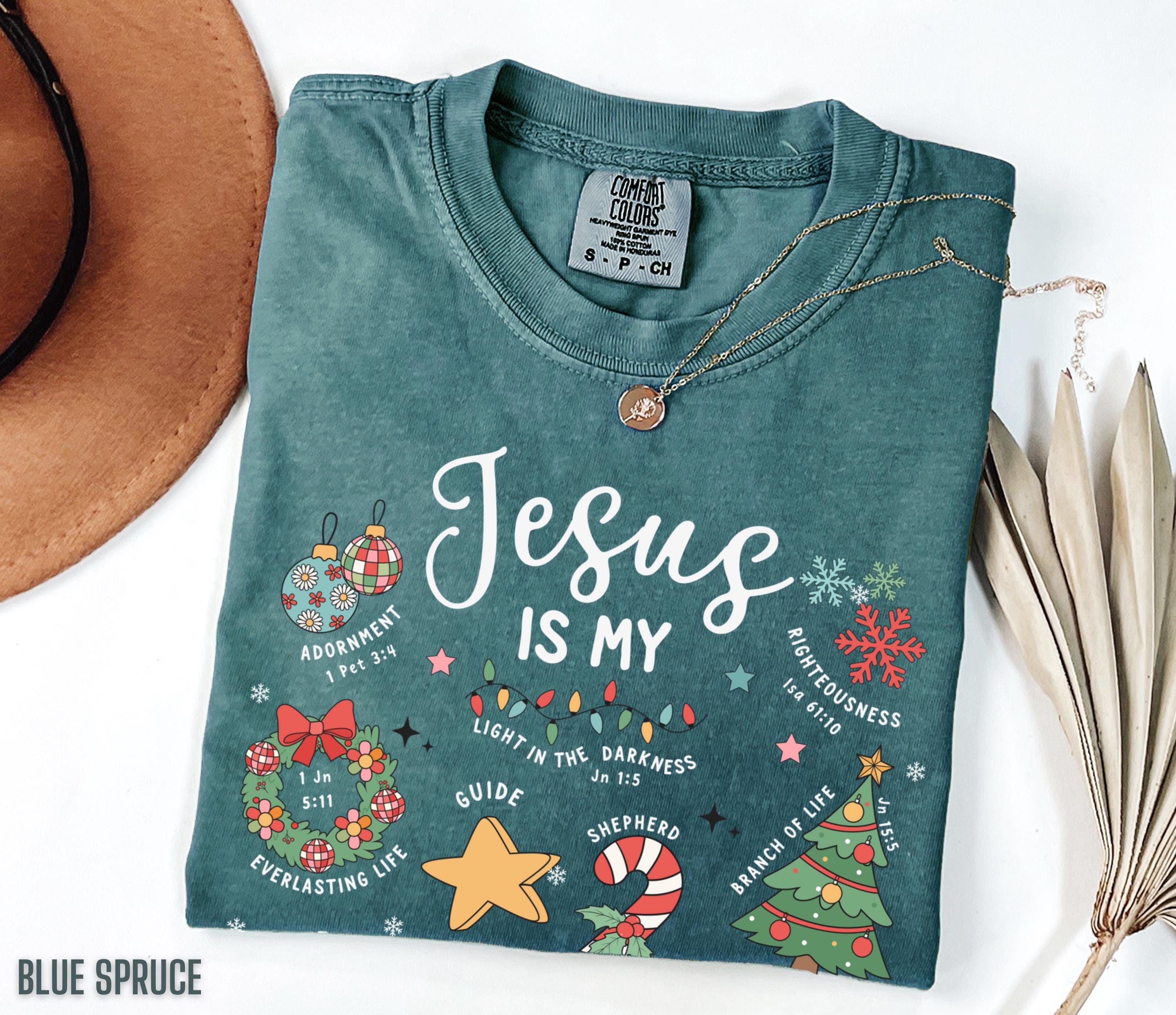 Christian Christmas Sweatshirt – Jesus Birth Faith Holiday Graphic Pullover