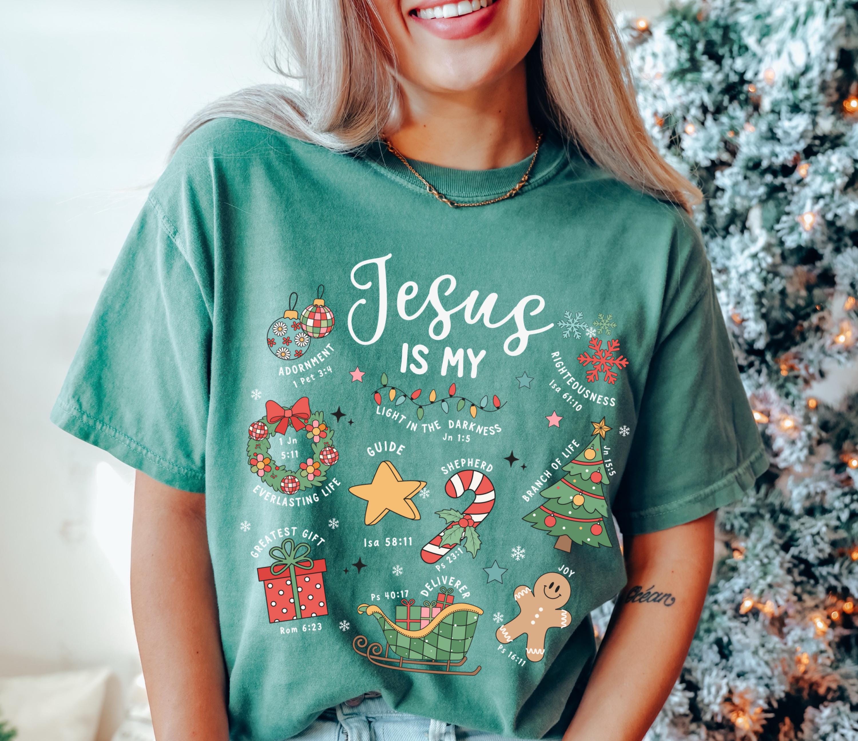 Christian Christmas Sweatshirt – Jesus Birth Faith Holiday Graphic Pullover