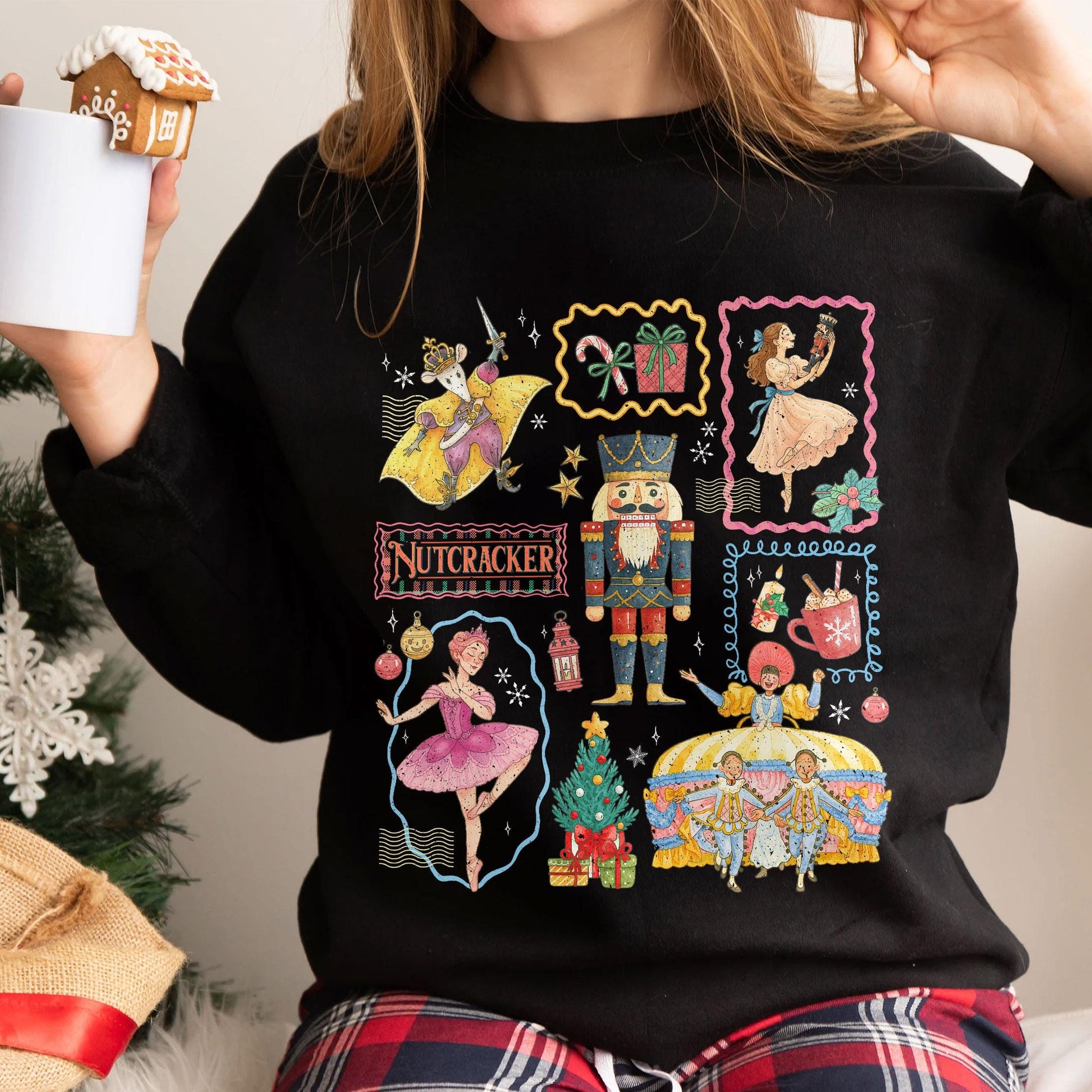 Christmas Nutcracker Sweatshirt – Nutcracker Ballet Sweater, Vintage Sugar Plum Fairy Shirt