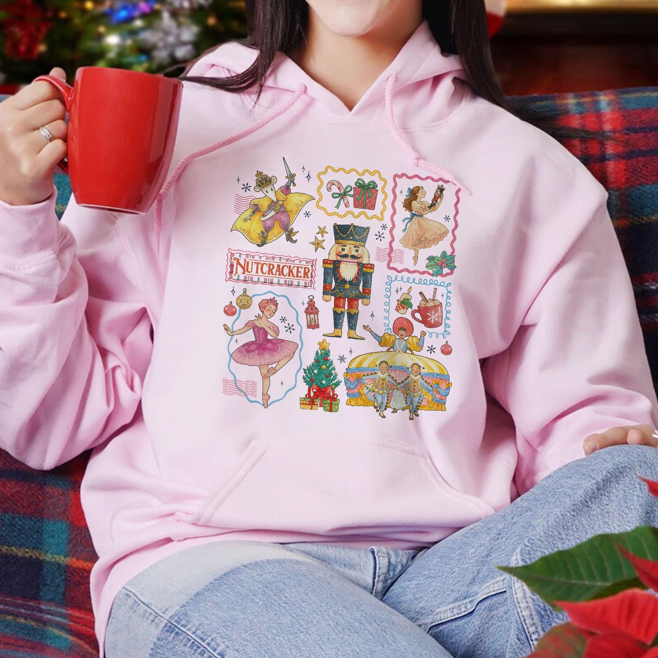 Christmas Nutcracker Sweatshirt – Nutcracker Ballet Sweater, Vintage Sugar Plum Fairy Shirt