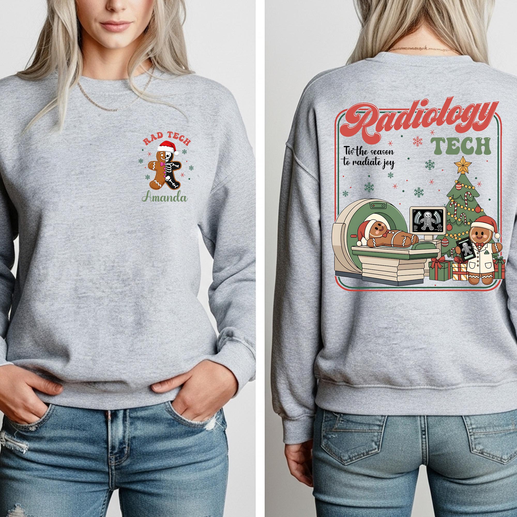Christmas Rad Tech Shirt 2025 – Gingerbread X-Ray Tech Holiday Tee