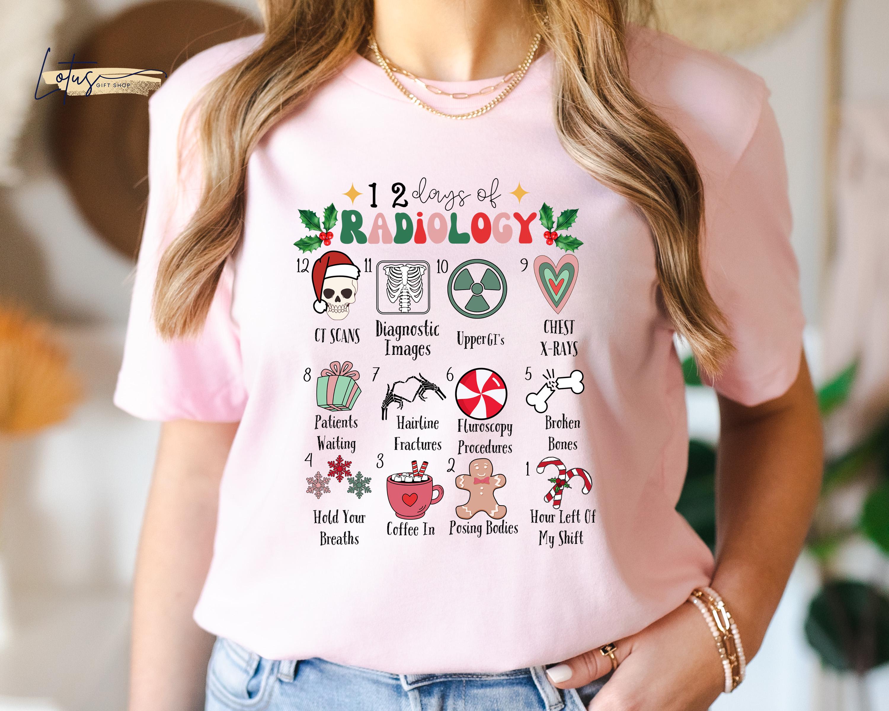 12 Days of Christmas Radiology Sweater – Funny X-Ray Tech Sweatshirt