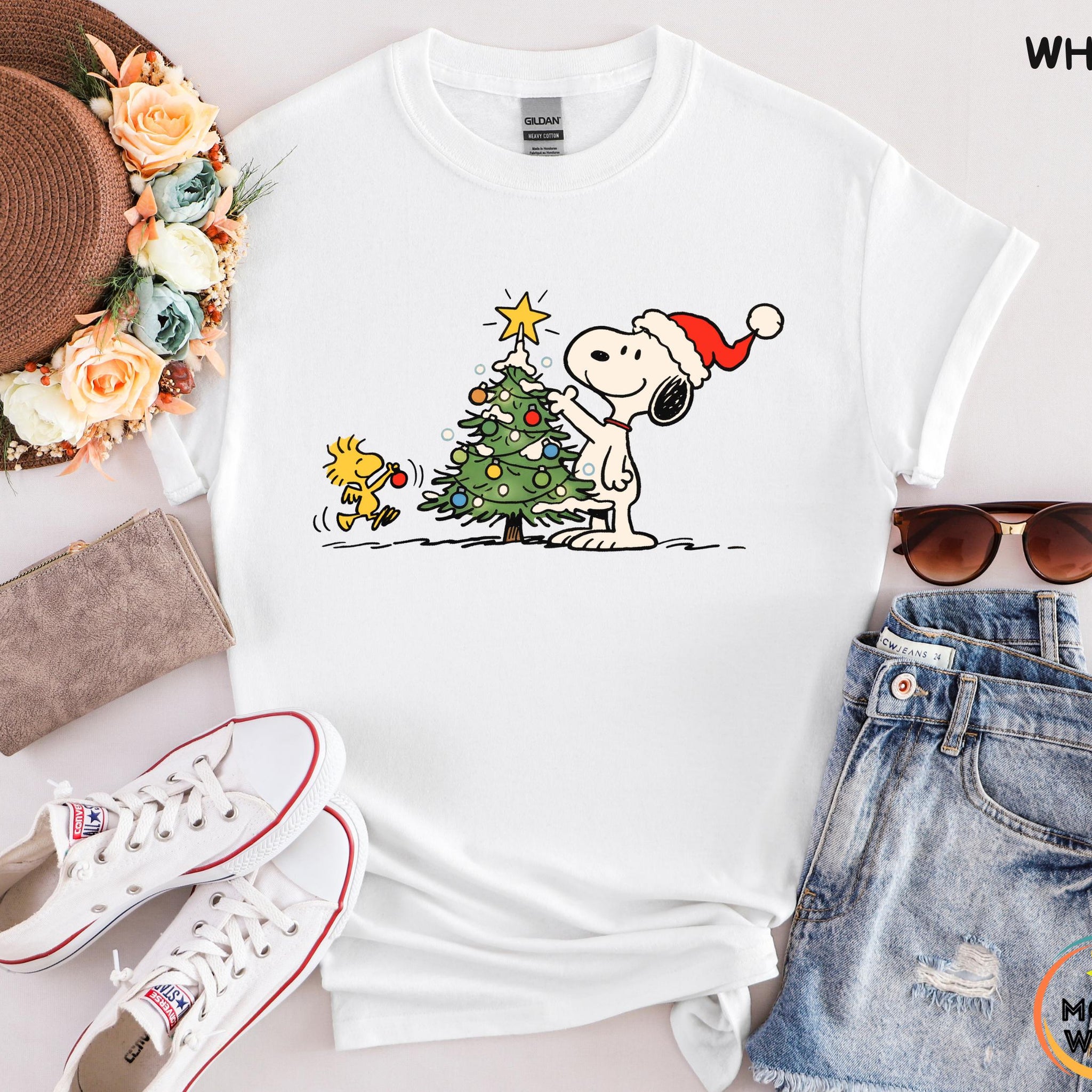 Christmas Cartoon Dog Shirt – Snoopy Holiday Season Graphic Tee