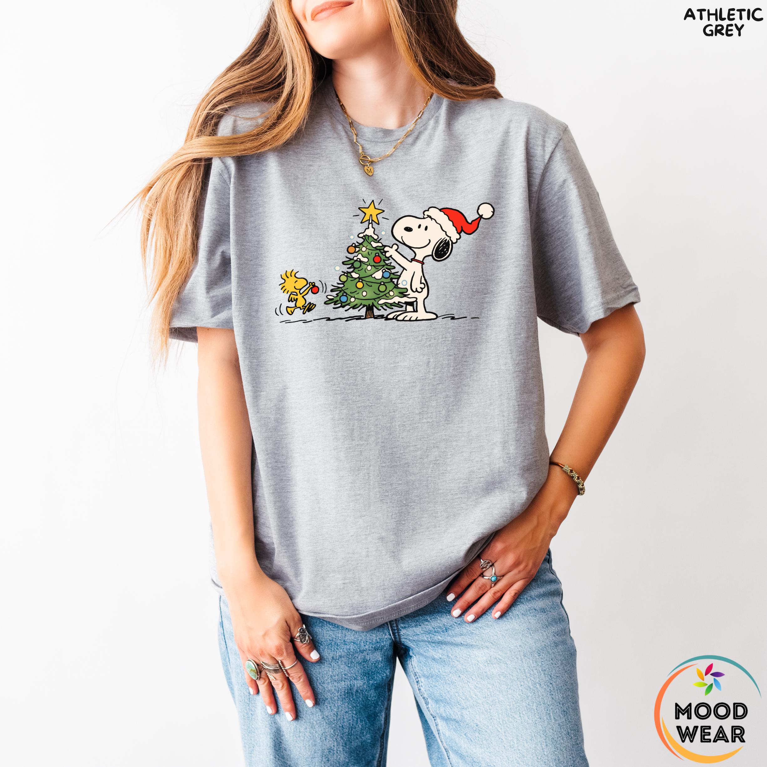 Christmas Cartoon Dog Shirt – Snoopy Holiday Season Graphic Tee