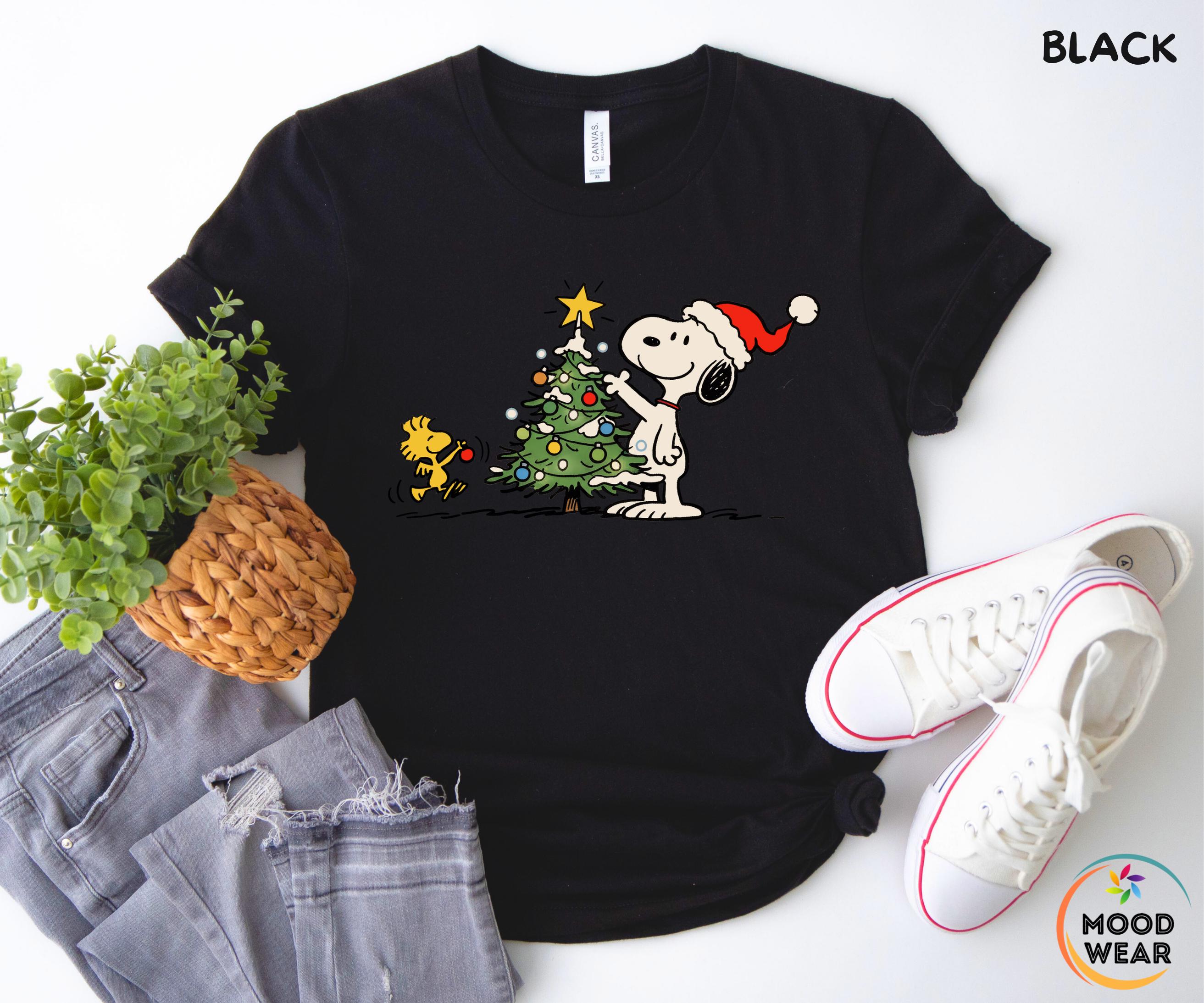 Christmas Cartoon Dog Shirt – Snoopy Holiday Season Graphic Tee