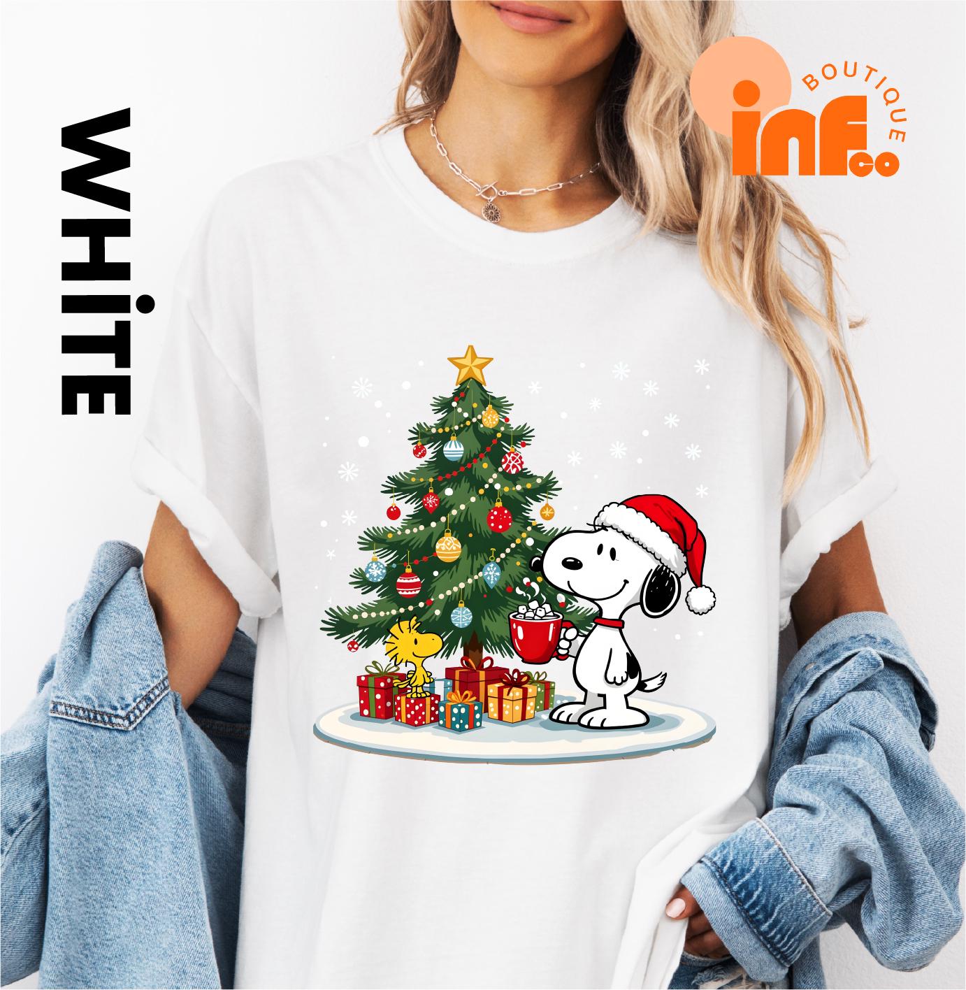 Christmas Snoopy Sweatshirt – Cute Holiday Cartoon Dog Graphic Pullover