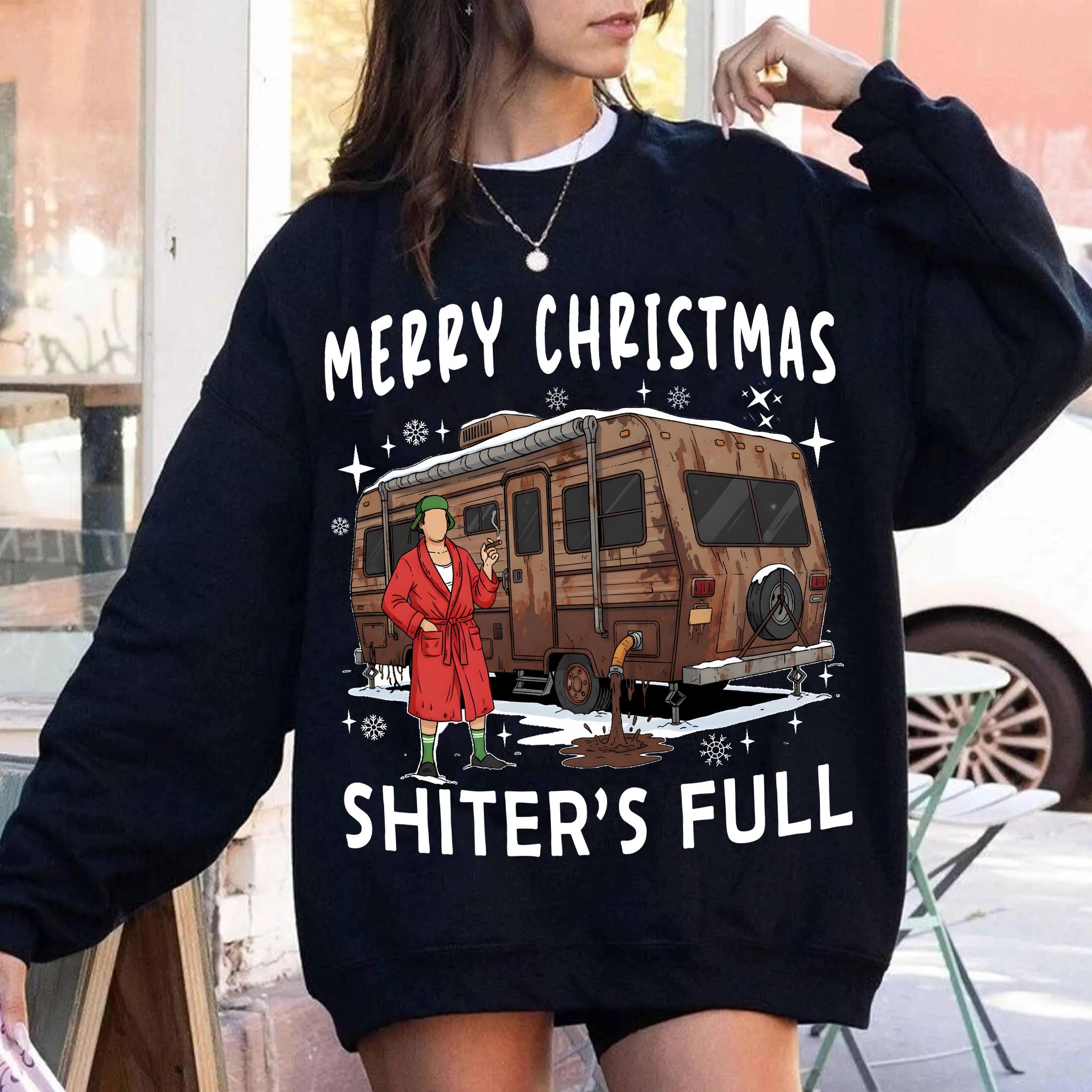 Funny Christmas Vacation Shirt – Merry Christmas Shitters Tee, Humorous Holiday Gift Top