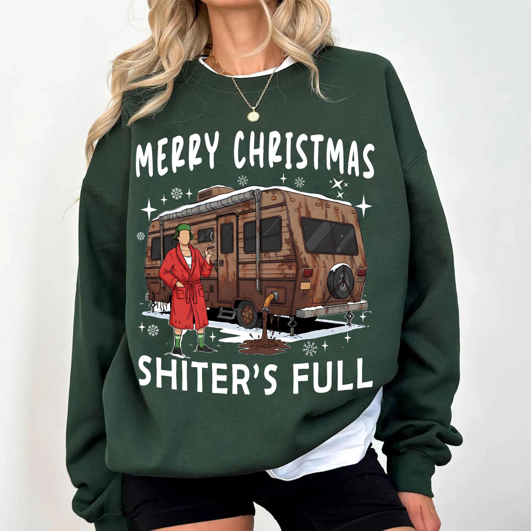 Funny Christmas Vacation Shirt – Merry Christmas Shitters Tee, Humorous Holiday Gift Top