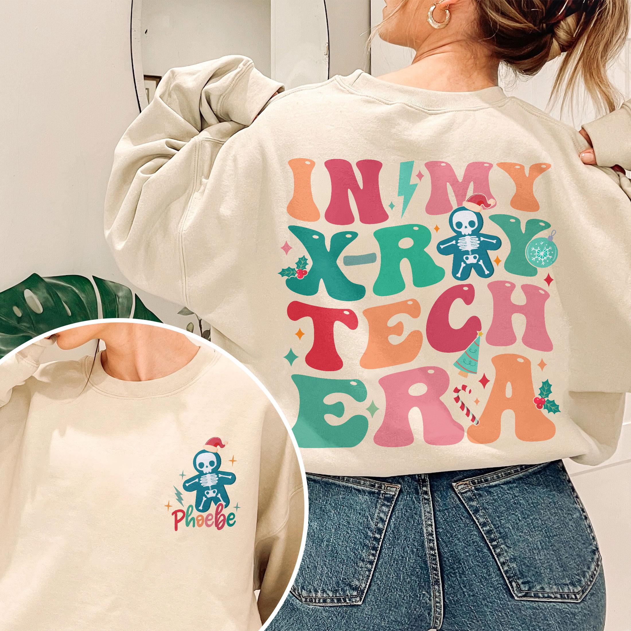 Christmas X-Ray Tech Sweatshirt – Radiology Tech Holiday Crewneck, Rad Tech Gift
