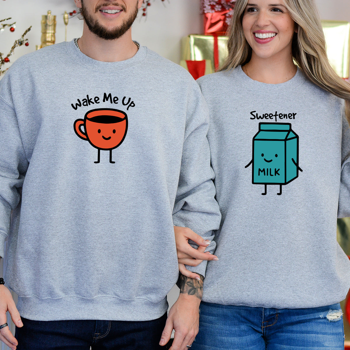 Coffee & Milk Matching Hoodies For Couples