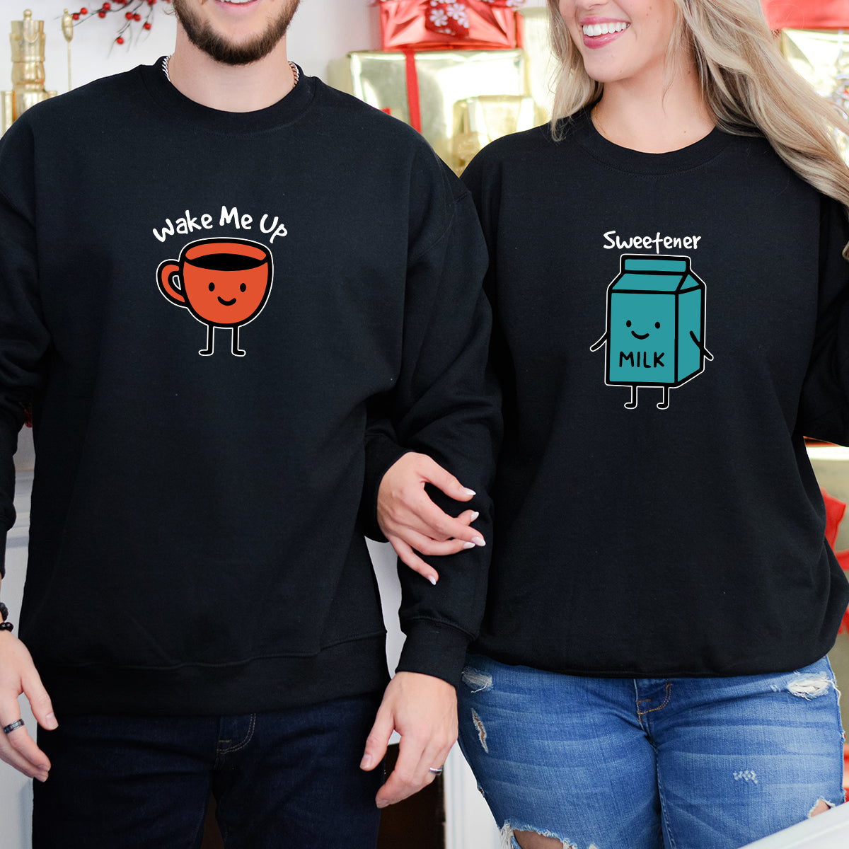 Coffee & Milk Matching Hoodies For Couples