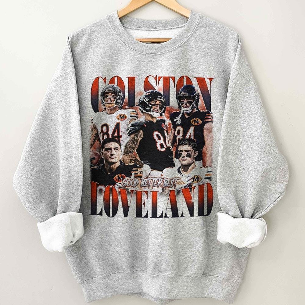 Colston Loveland Bootleg Style Football Graphic T-Shirt – Retro Sports Fan Tee
