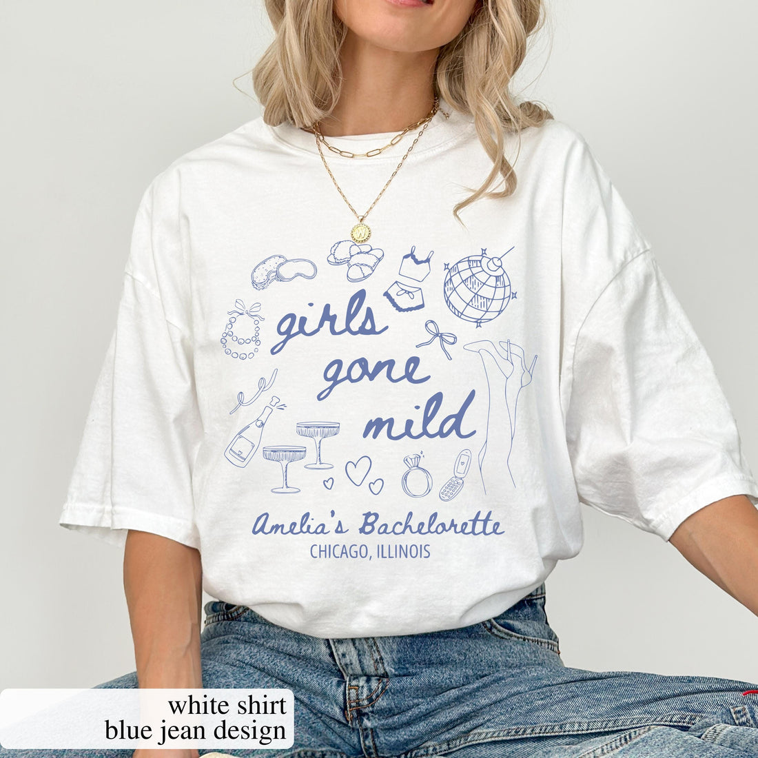 Bachelorette Party Spa Theme Graphic T-Shirt - Personalized Girls Weekend Tee