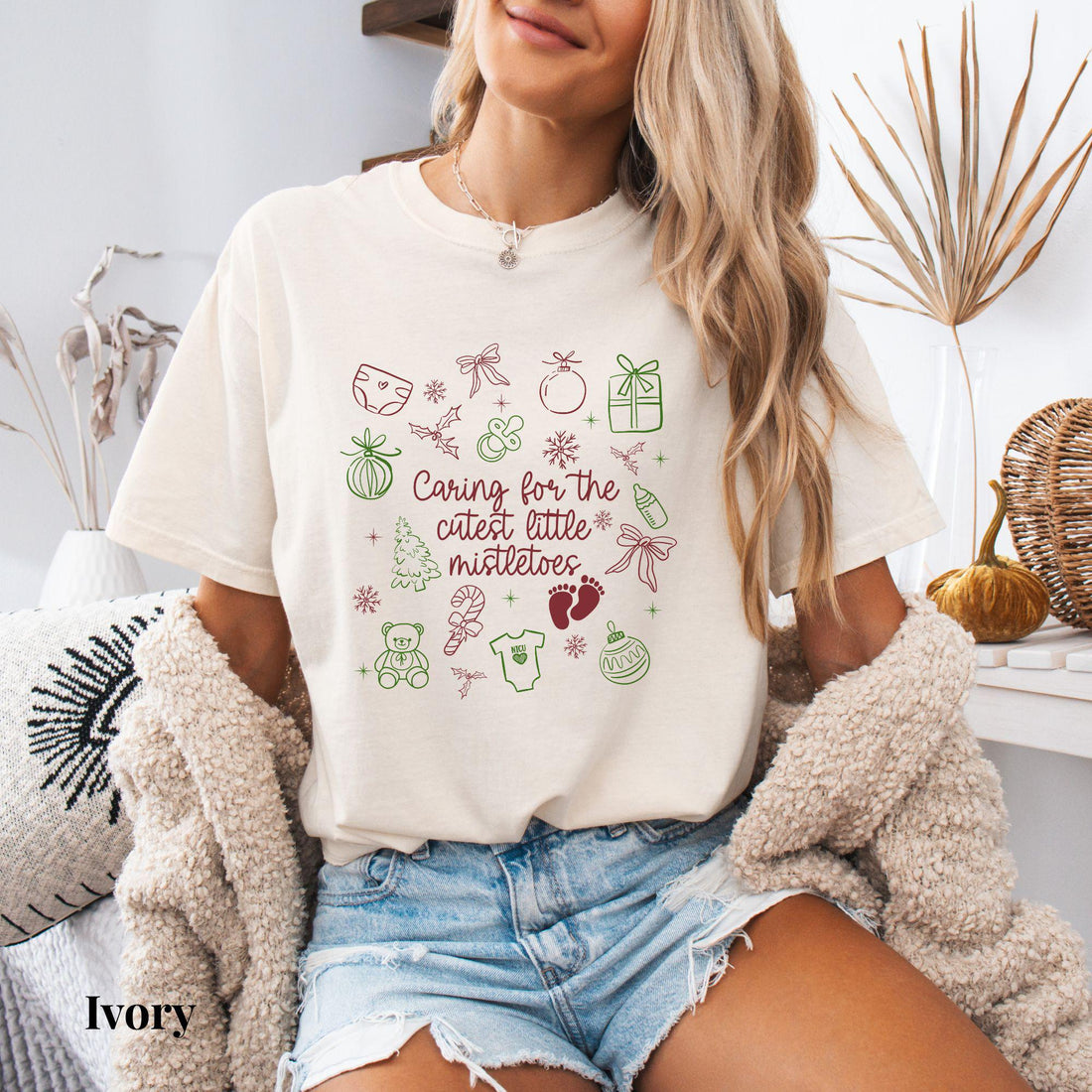 Christmas NICU Nurse Shirt – Neonatal Nurse Holiday T-Shirt