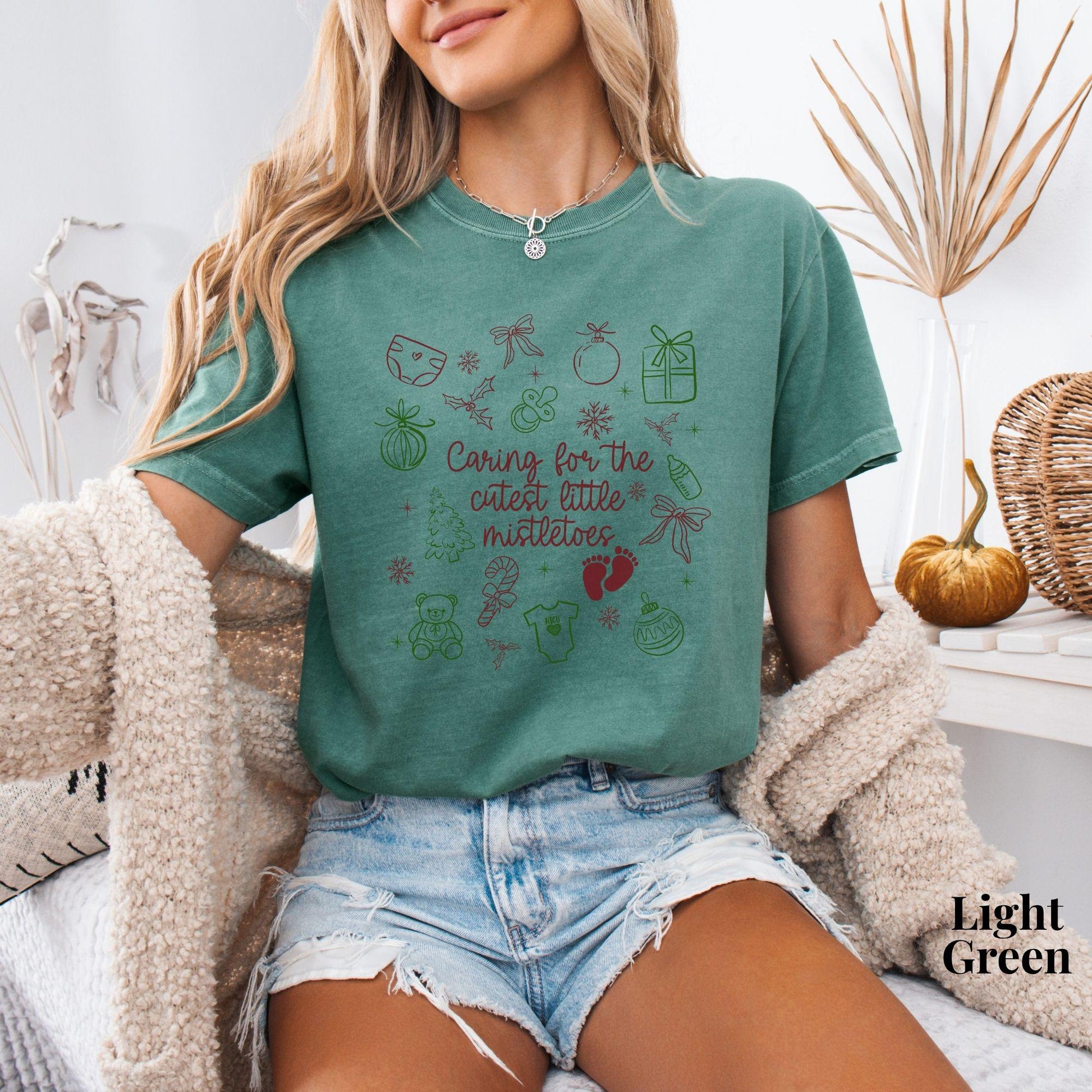 Christmas NICU Nurse Shirt – Neonatal Nurse Holiday T-Shirt