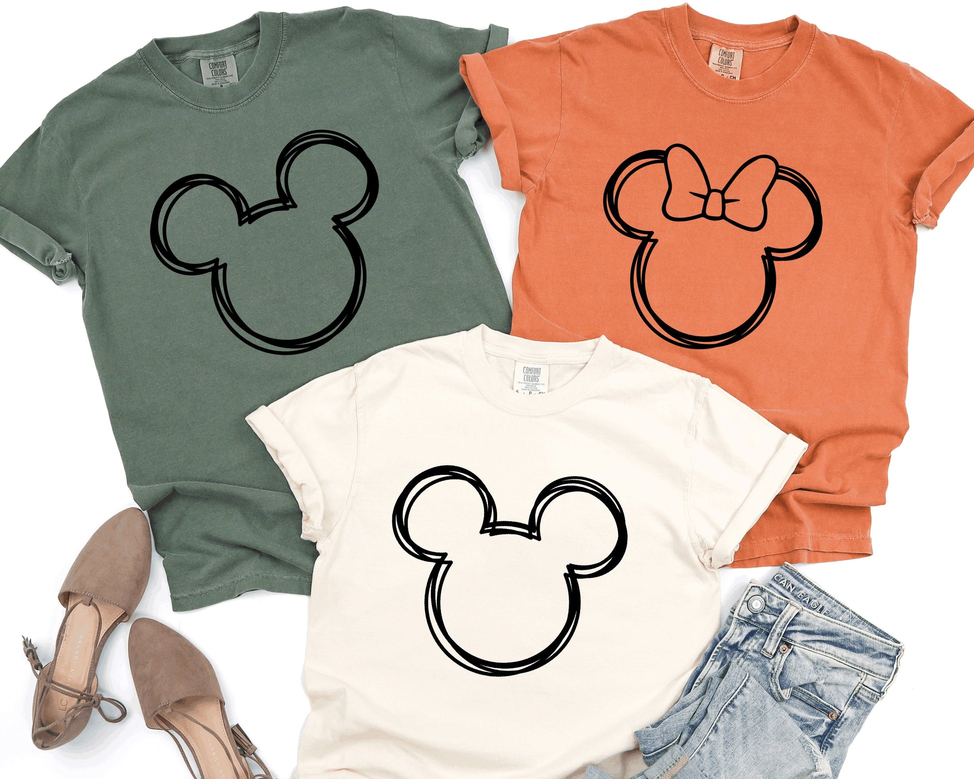Mickey Mouse Inspired Shirt – Cartoon Couple & Family Vacation Tee