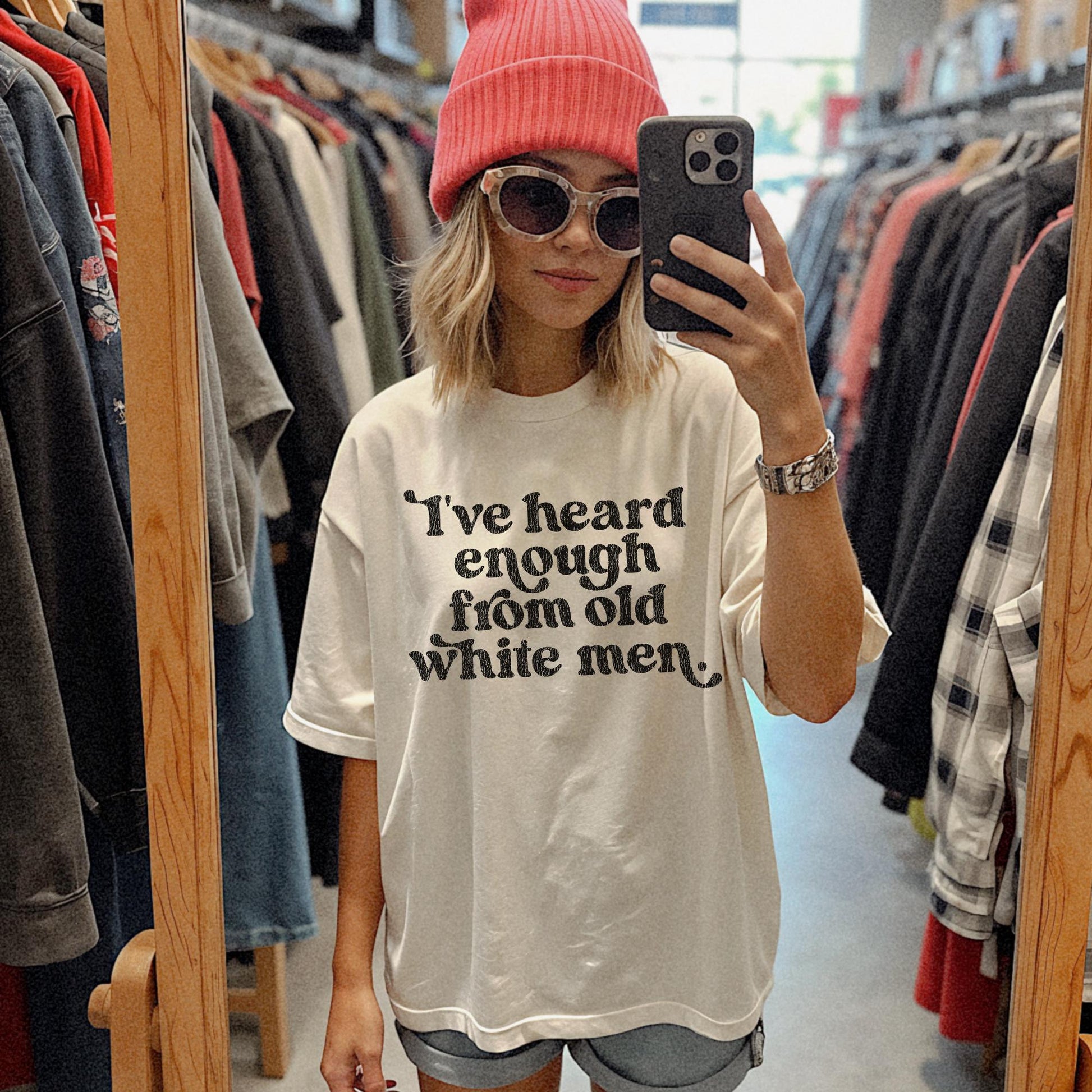 I’ve Heard Enough Graphic Tee – Anti Trump Liberal Political Shirt