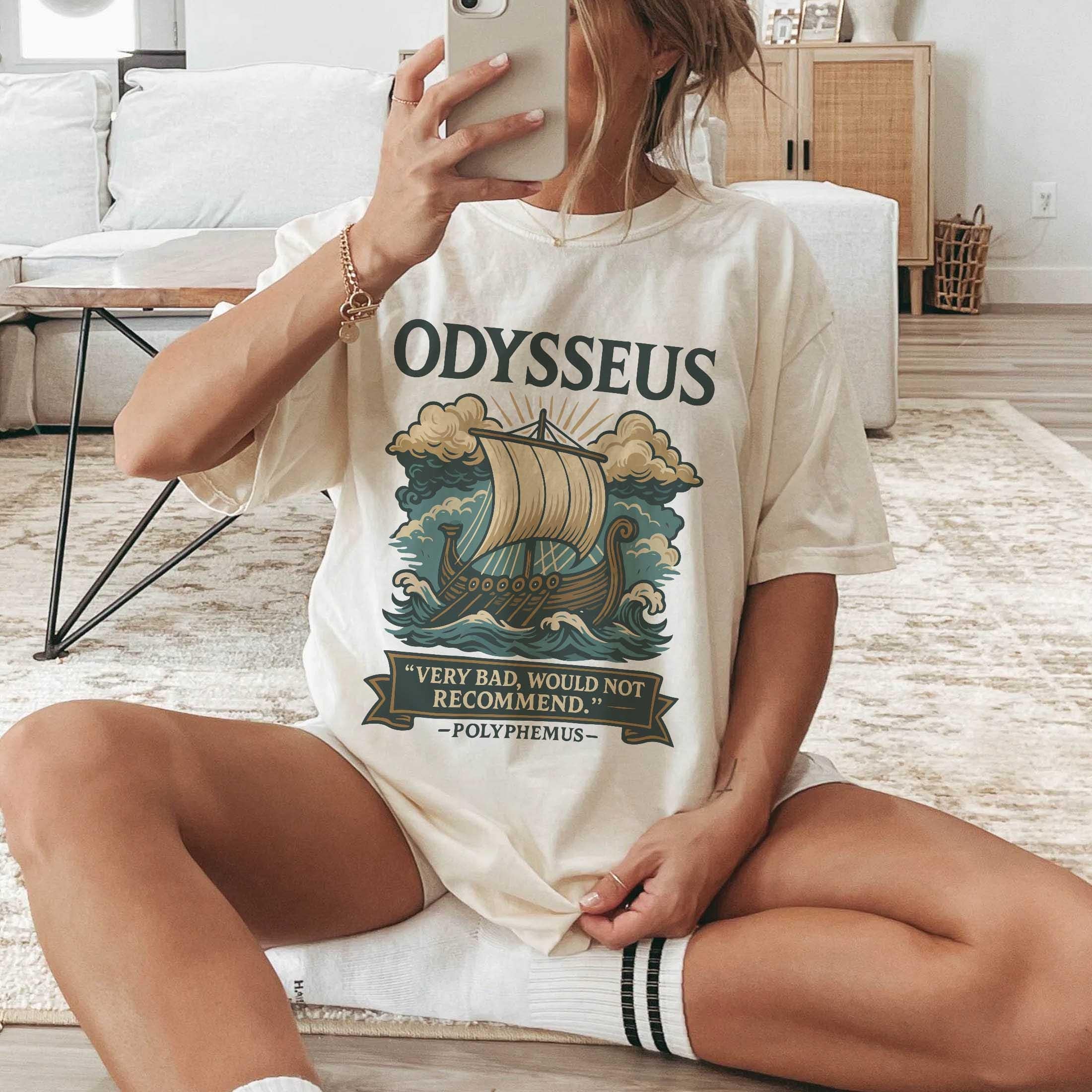Odyssey Shirt – Bookish Gift for Epic Lovers Ancient Greek Mythology Odysseus T-Shirt