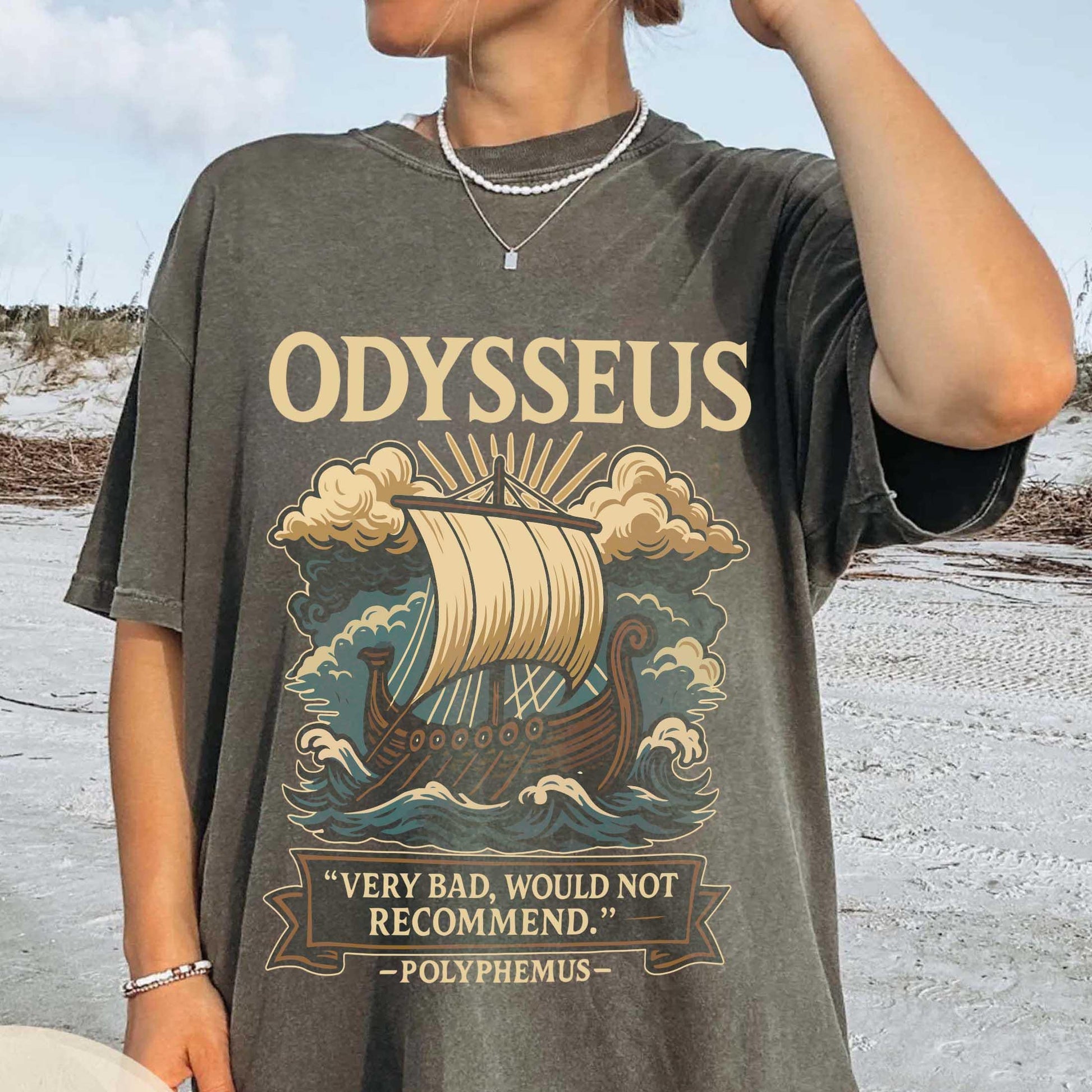 Odyssey Shirt – Bookish Gift for Epic Lovers Ancient Greek Mythology Odysseus T-Shirt