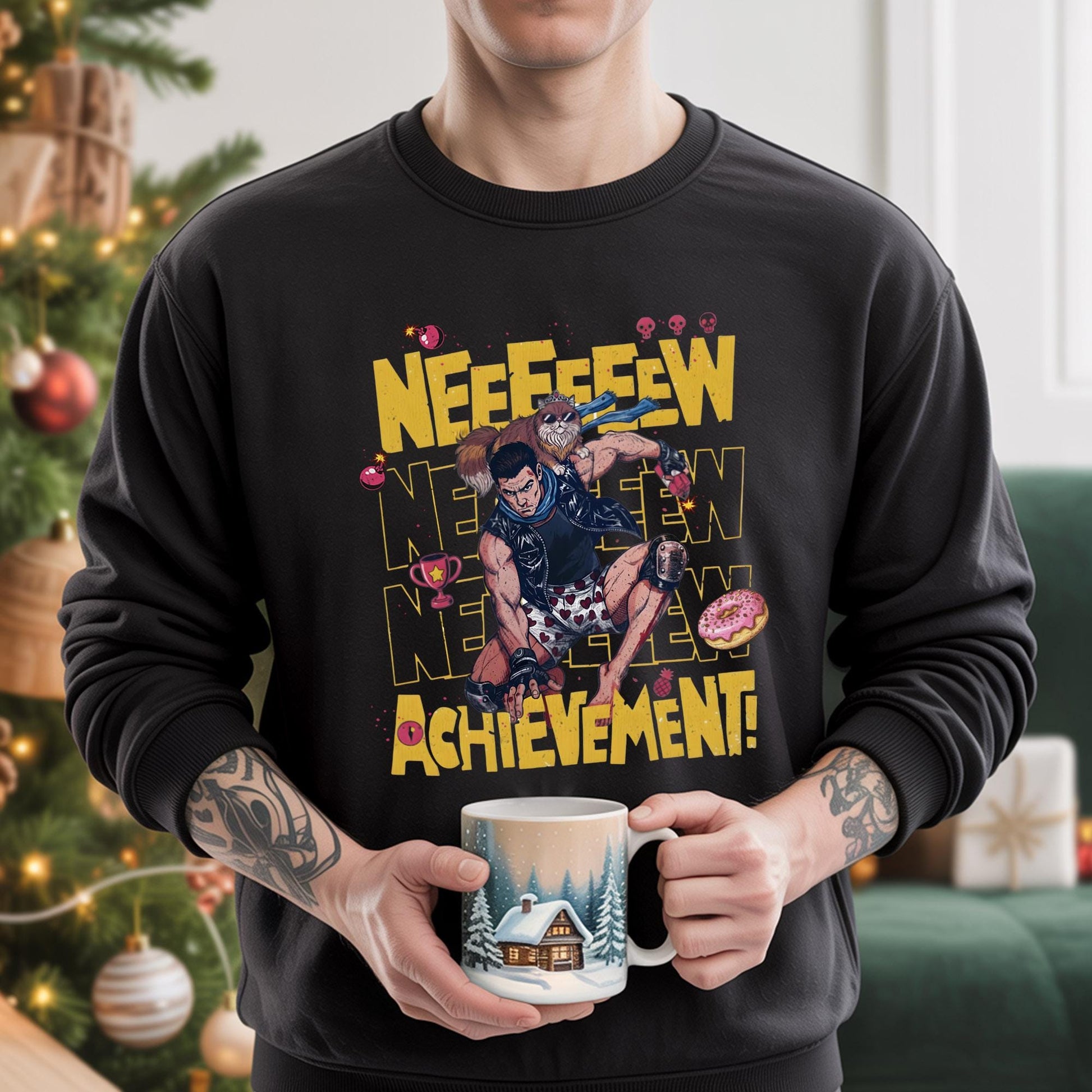 Donut and Carl T-Shirt – Dungeon Crawler Carl Merch – Book Series Fan Gift