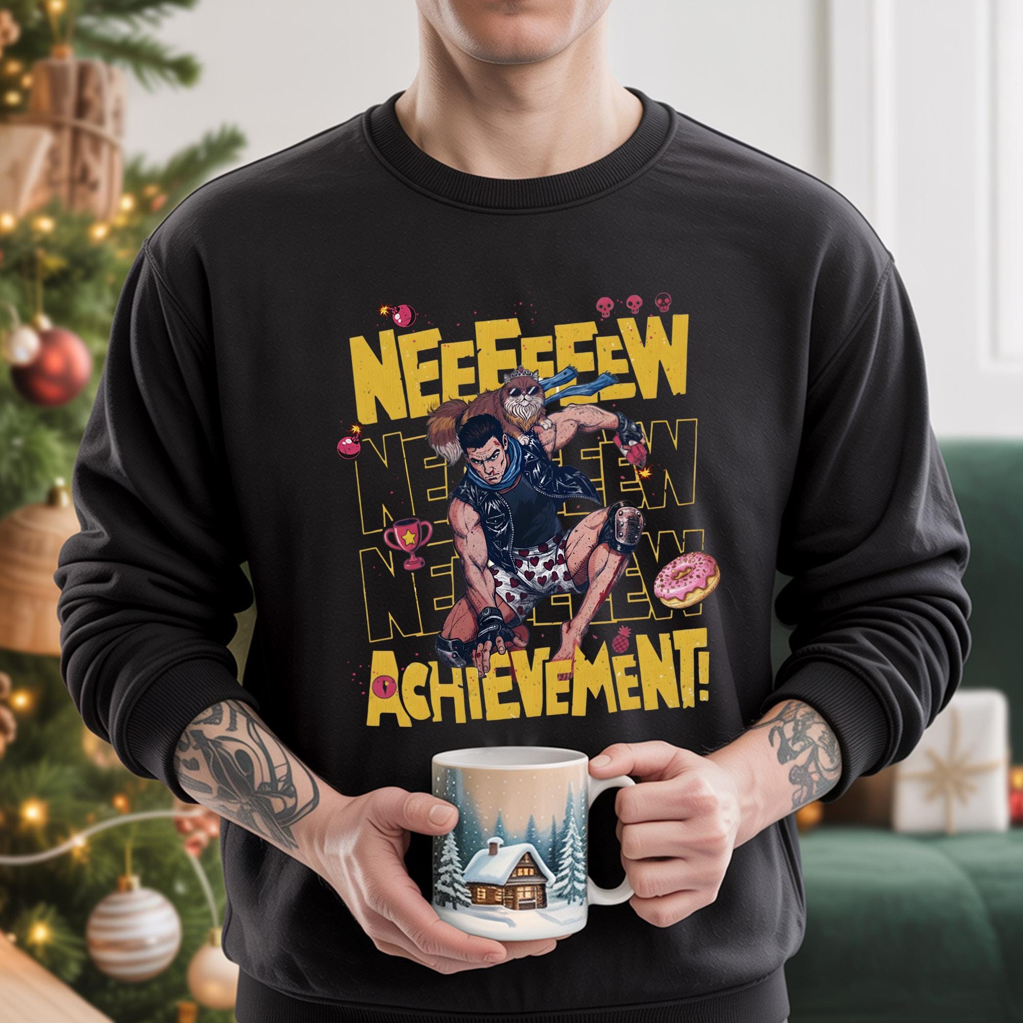 Donut and Carl T-Shirt – Dungeon Crawler Carl Merch – Book Series Fan Gift