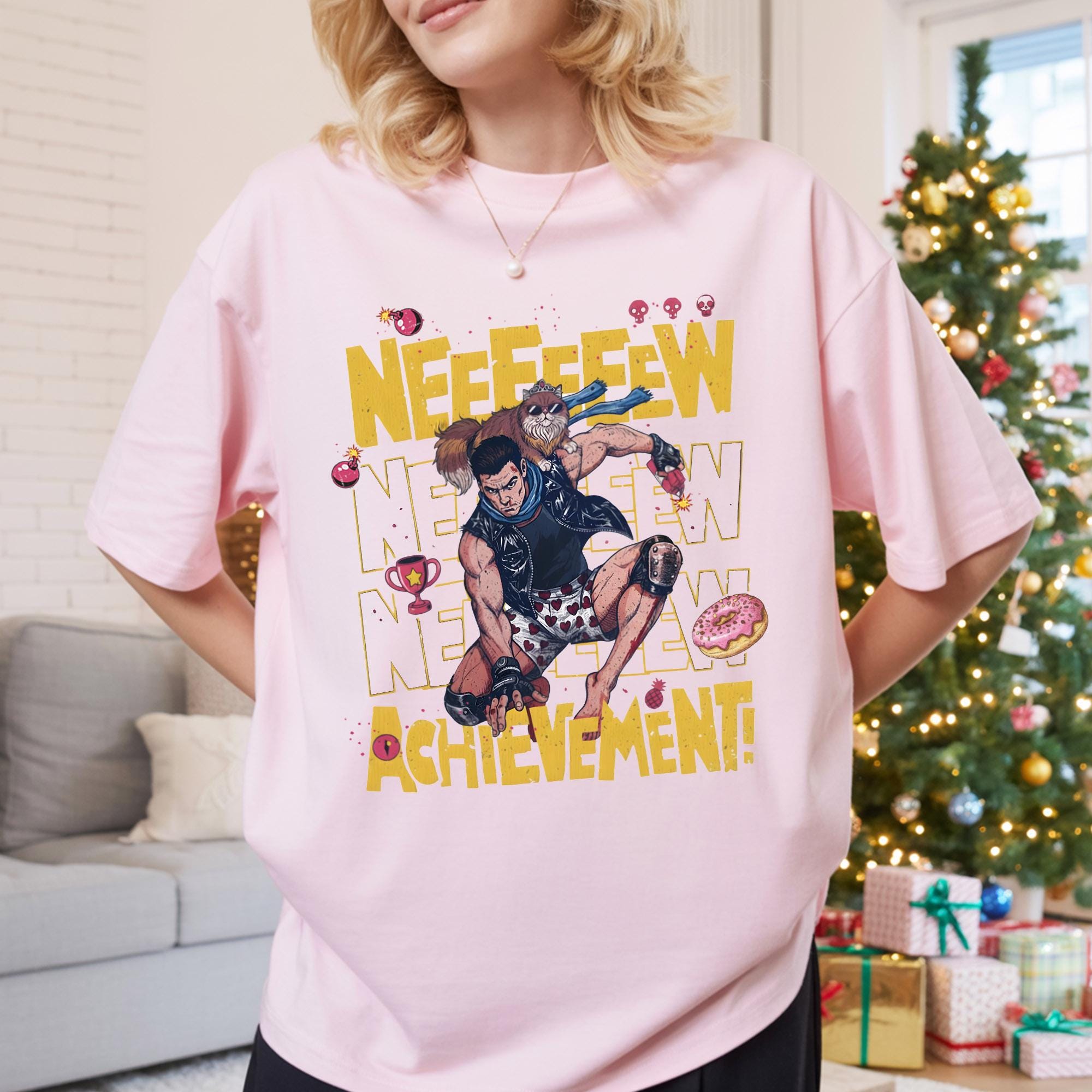 Donut and Carl T-Shirt – Dungeon Crawler Carl Merch – Book Series Fan Gift