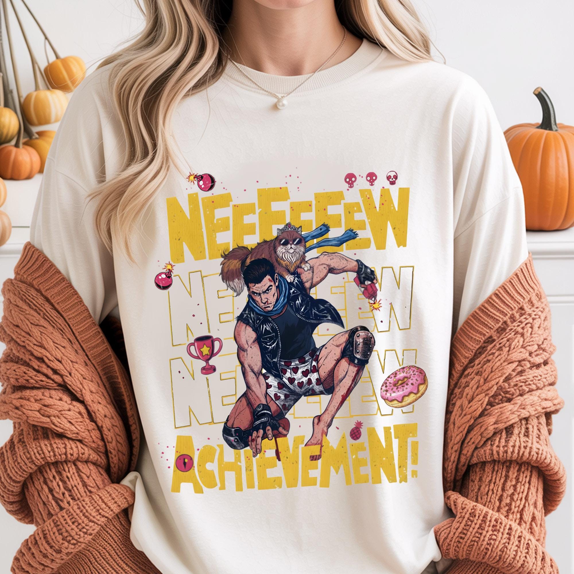 Donut and Carl T-Shirt – Dungeon Crawler Carl Merch – Book Series Fan Gift