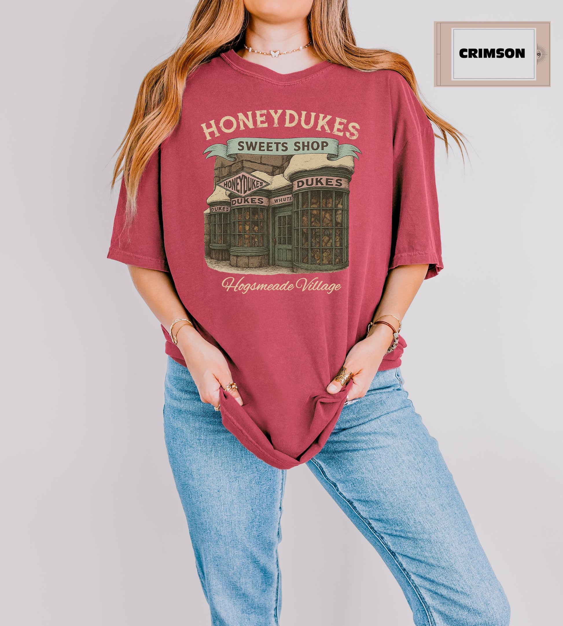 Wizard Sweet Shop Graphic Tee – Magic School Candy Shop T-Shirt, Hogsmeade Village Inspired Fandom Shirt