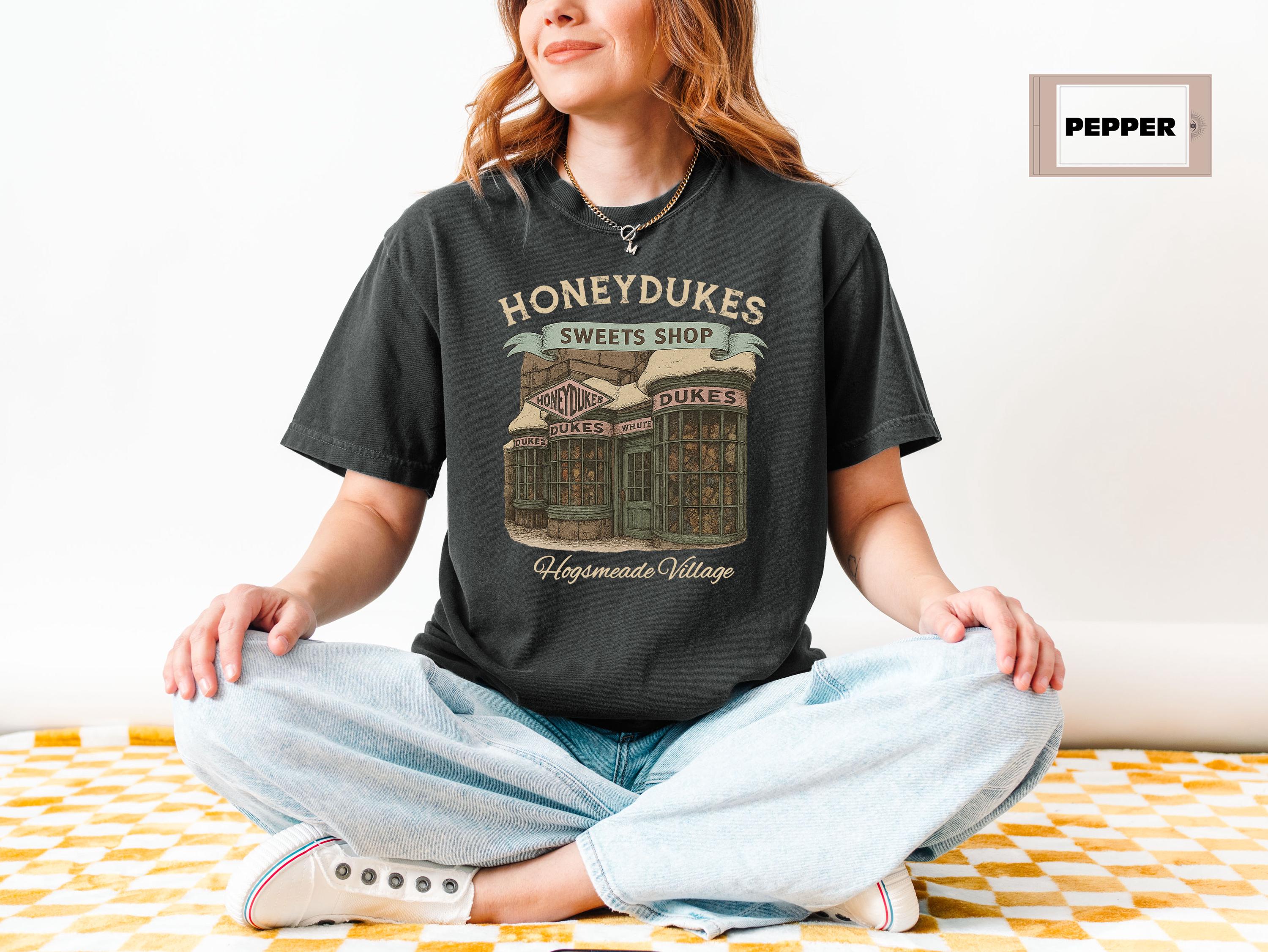 Wizard Sweet Shop Graphic Tee – Magic School Candy Shop T-Shirt, Hogsmeade Village Inspired Fandom Shirt
