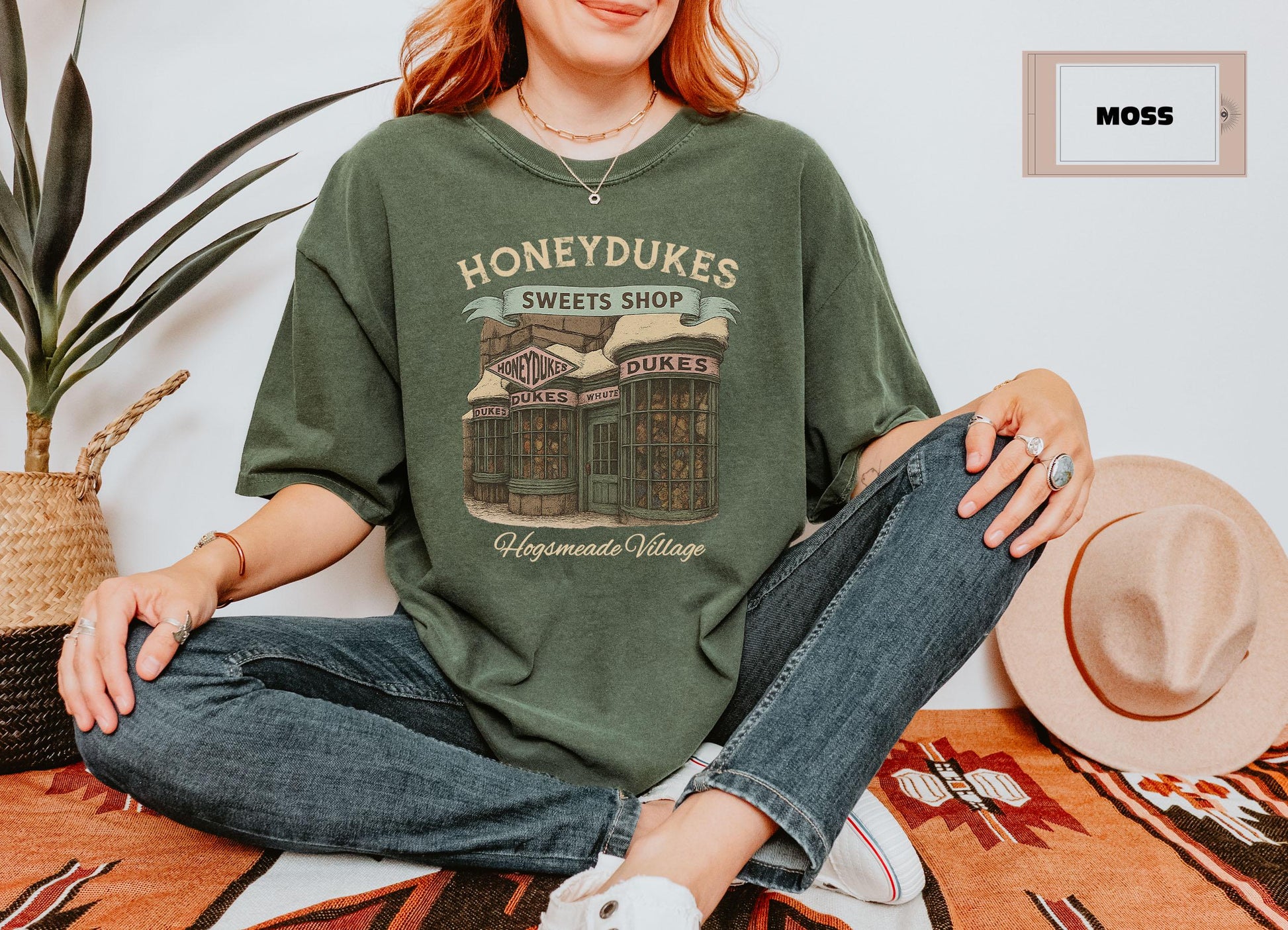 Wizard Sweet Shop Graphic Tee – Magic School Candy Shop T-Shirt, Hogsmeade Village Inspired Fandom Shirt