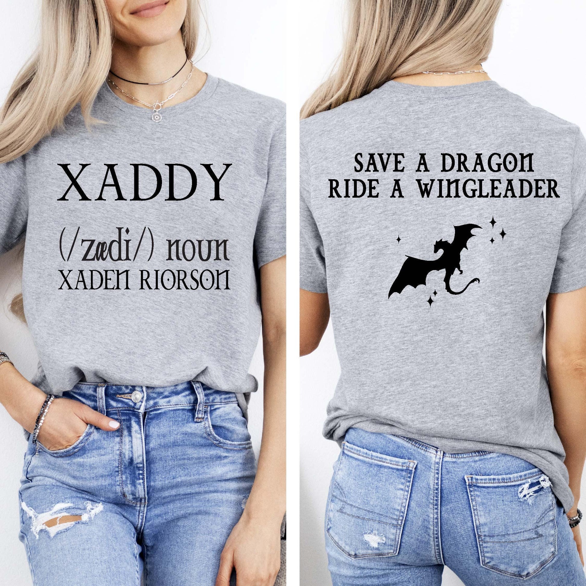 Xaddy Shirt – Xaden Riorson Inspired Tee, Fourth Wing Shirt, Iron Flame Bookish Merch, Rebecca Yarros Fan Apparel