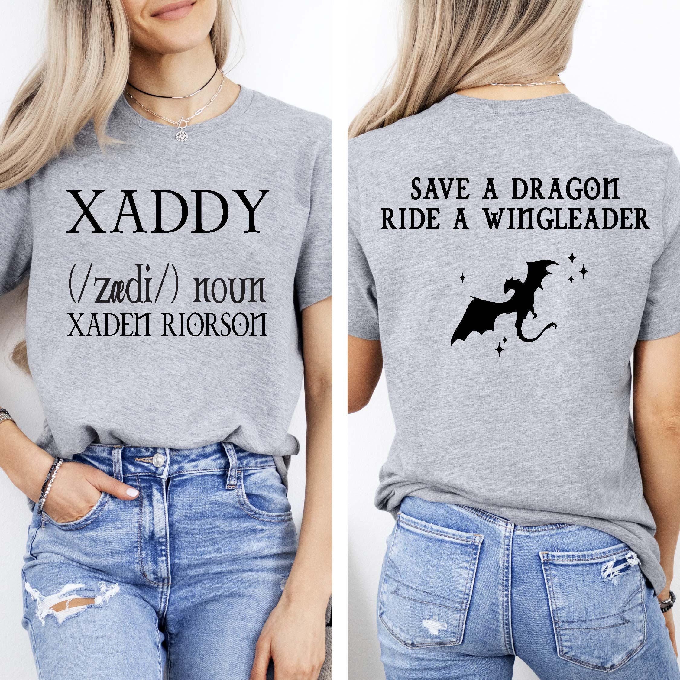 Xaddy Shirt – Xaden Riorson Inspired Tee, Fourth Wing Shirt, Iron Flame Bookish Merch, Rebecca Yarros Fan Apparel