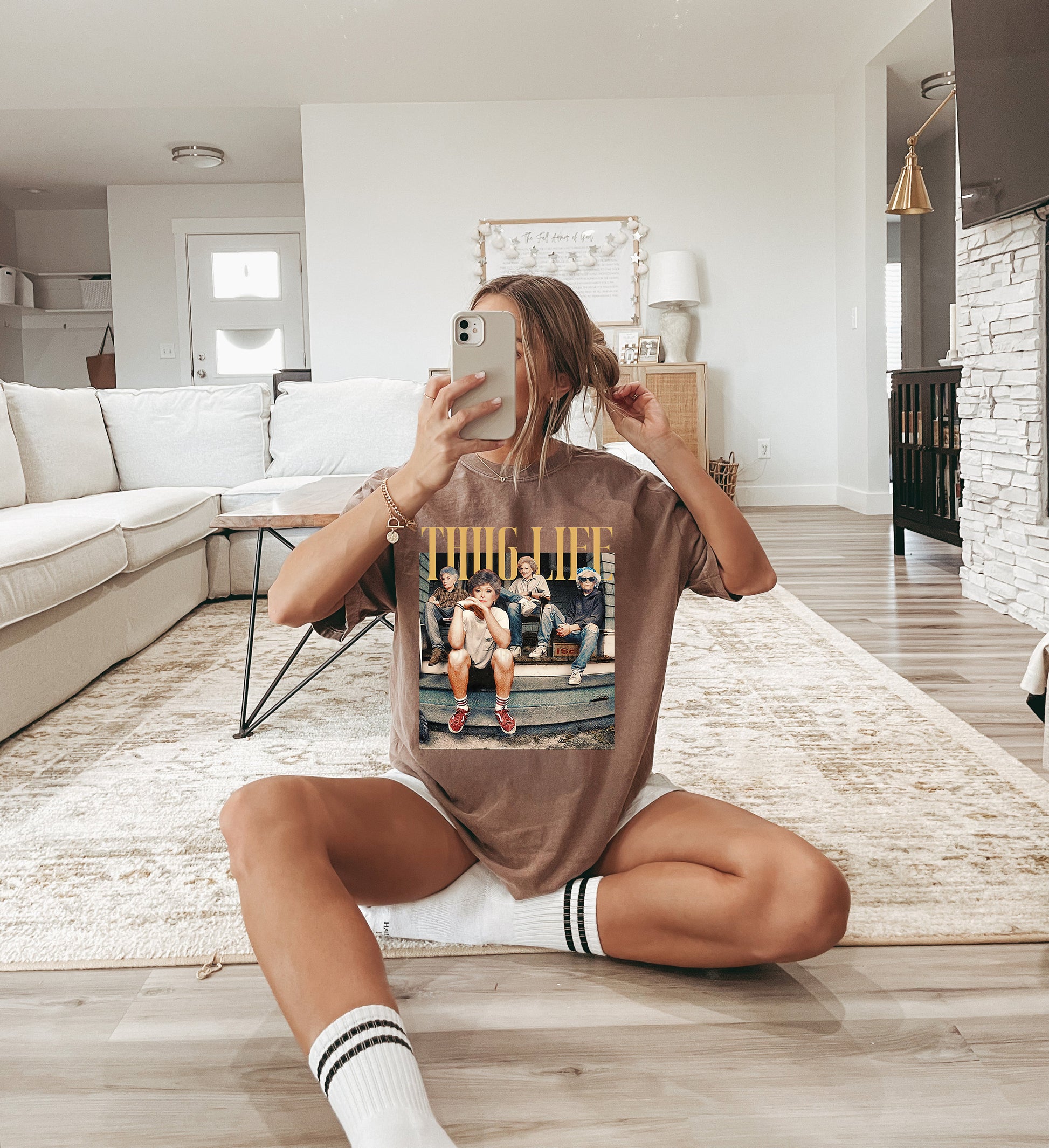 Golden Girls Thug Life Shirt – Funny 80s TV Sitcom Tee – Retro Golden Girls Fan Gift