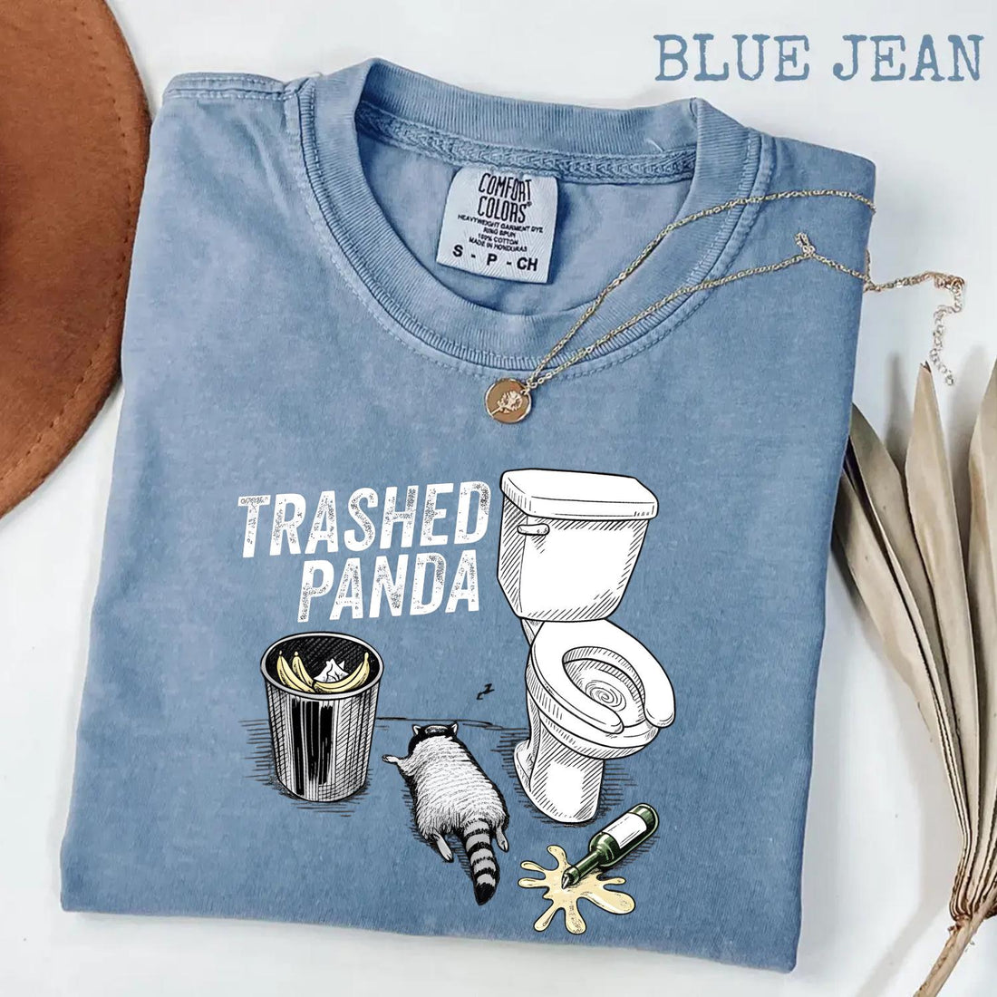 Trashed Panda Funny Drunk Raccoon T-Shirt – Hilarious Animal Humor Gift