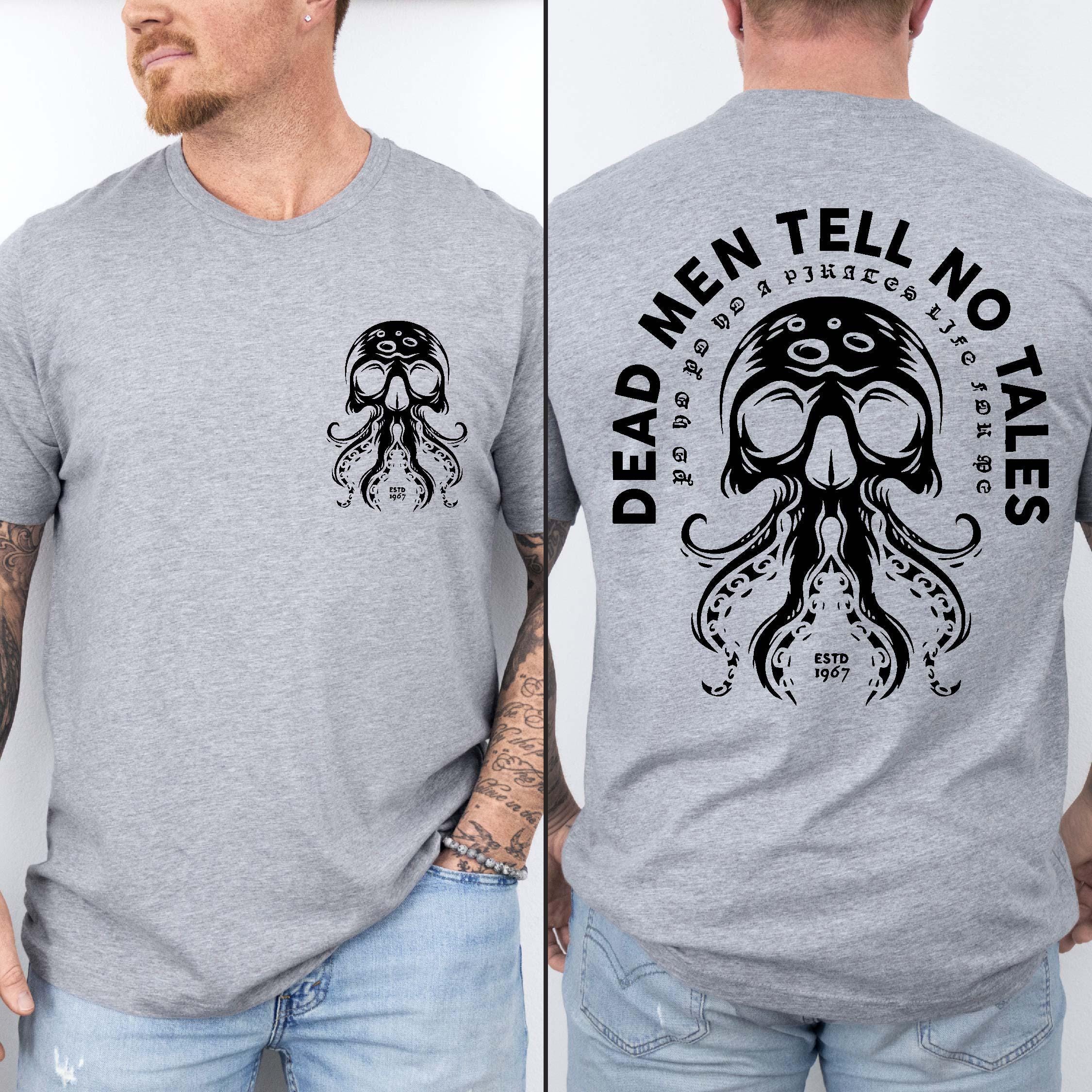 Vintage Pirates of the Caribbean Inspired T-Shirt – Dead Men Tell No Tales Tee, Retro 90s Pirate Graphic Shirt