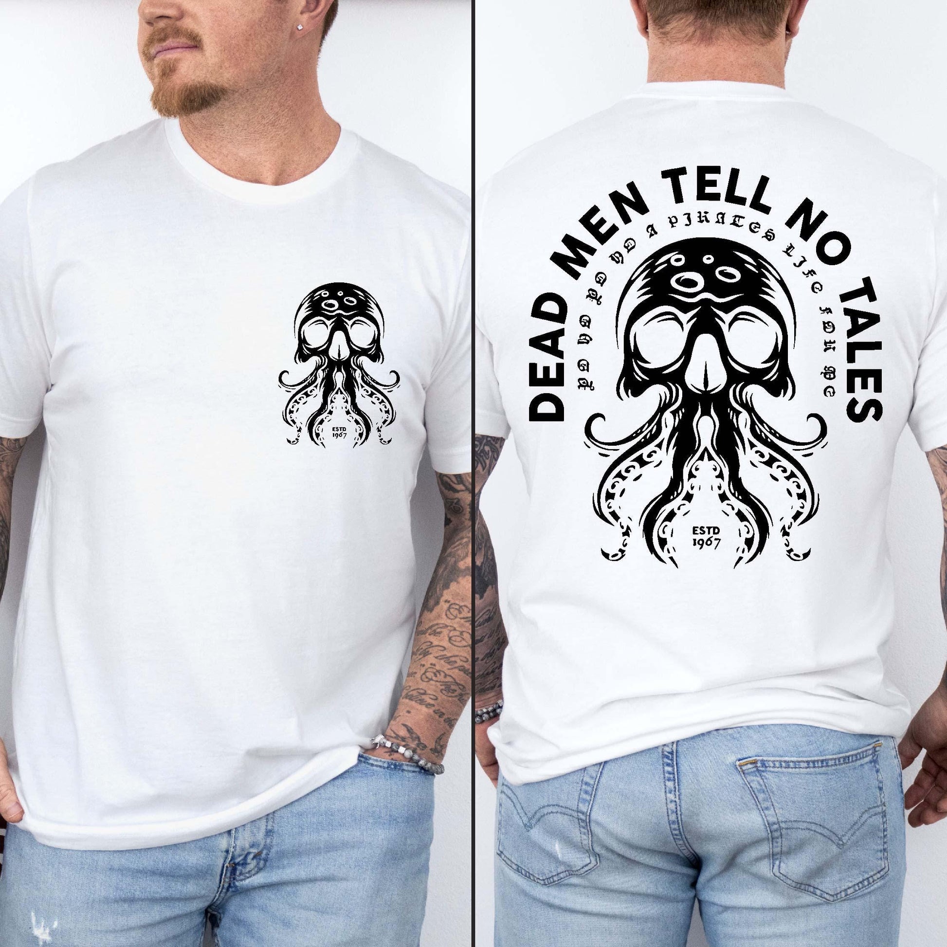 Vintage Pirates of the Caribbean Inspired T-Shirt – Dead Men Tell No Tales Tee, Retro 90s Pirate Graphic Shirt