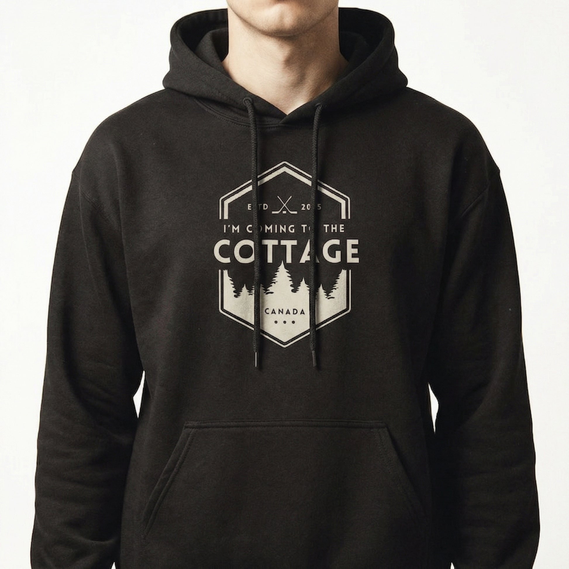 Coming to the Cottage Graphic T-Shirt – Cozy Cabin Funny Outdoors Tee