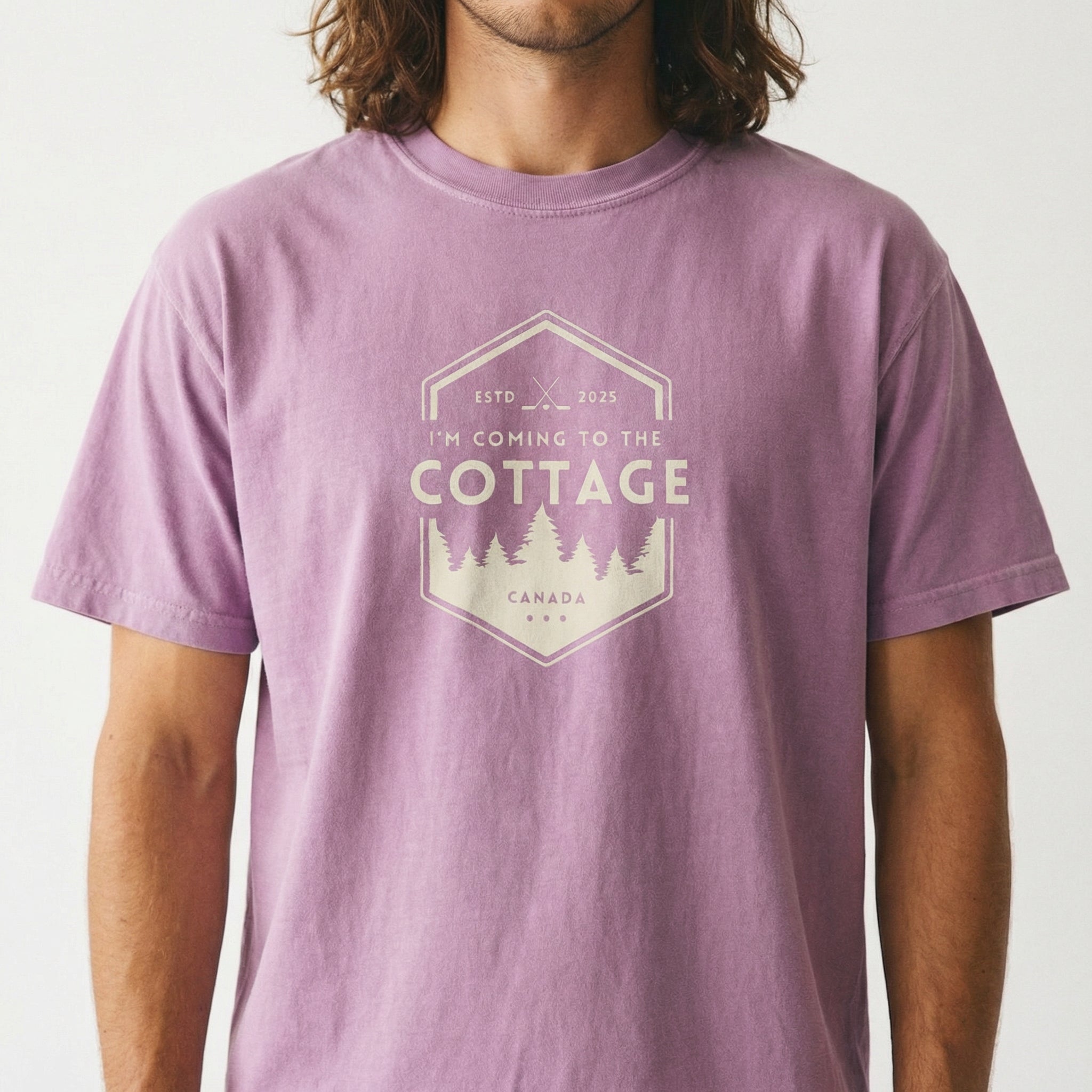 Coming to the Cottage Graphic T-Shirt – Cozy Cabin Funny Outdoors Tee