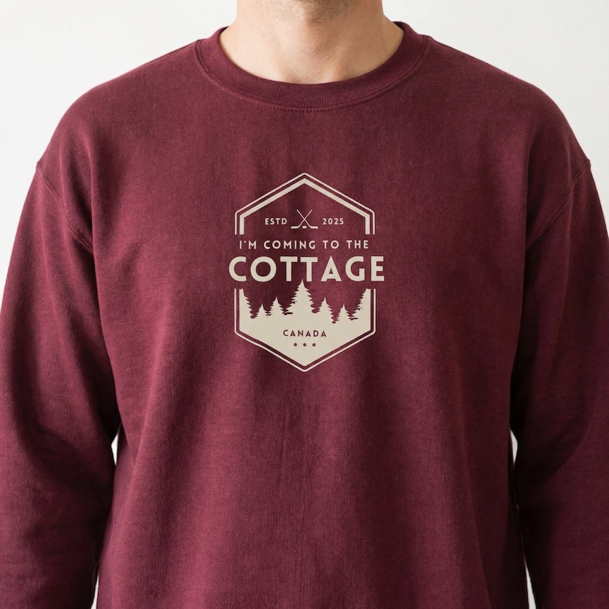 Coming to the Cottage Graphic T-Shirt – Cozy Cabin Funny Outdoors Tee