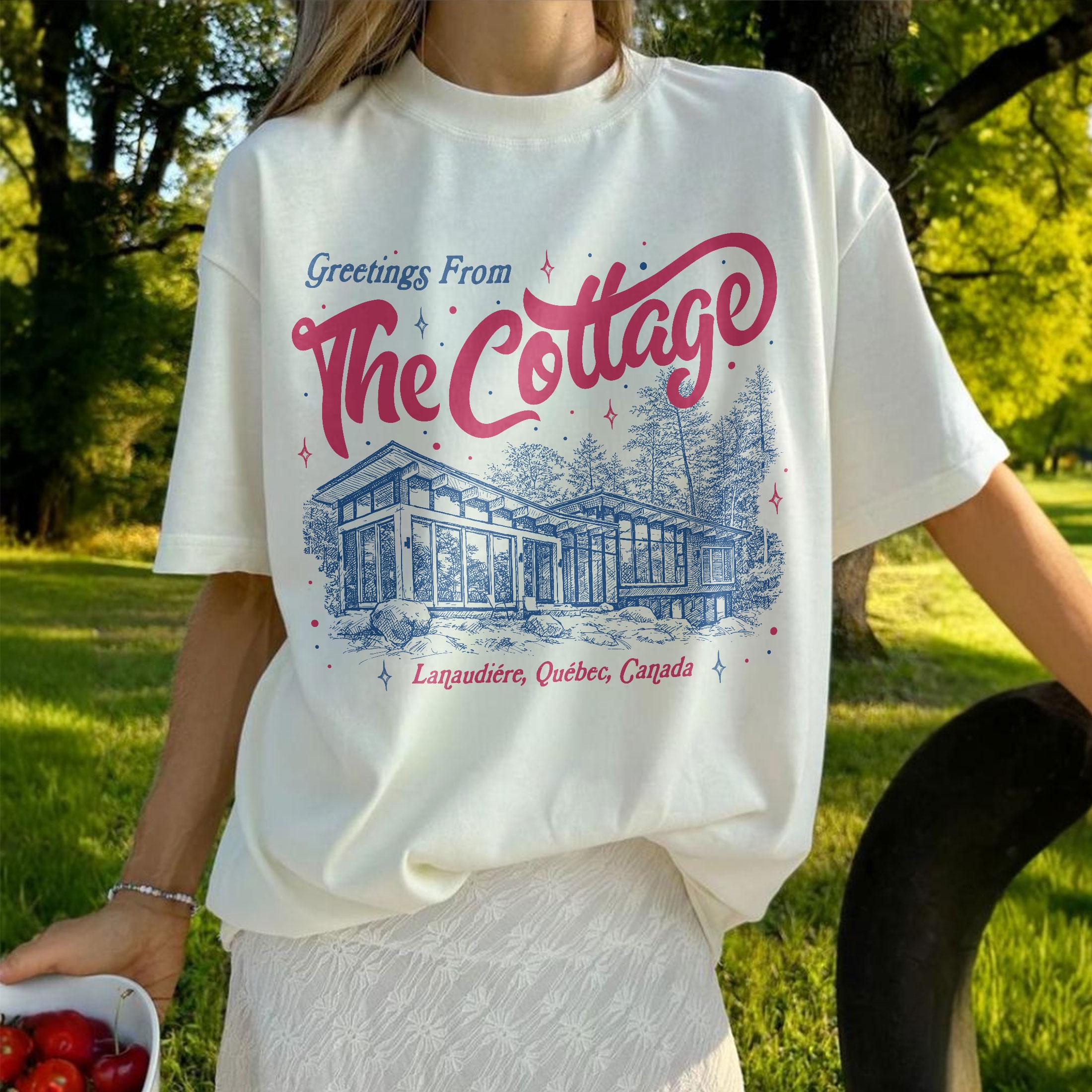 Coming to the Cottage Shirt – Hockey Romance Inspired Graphic Tee