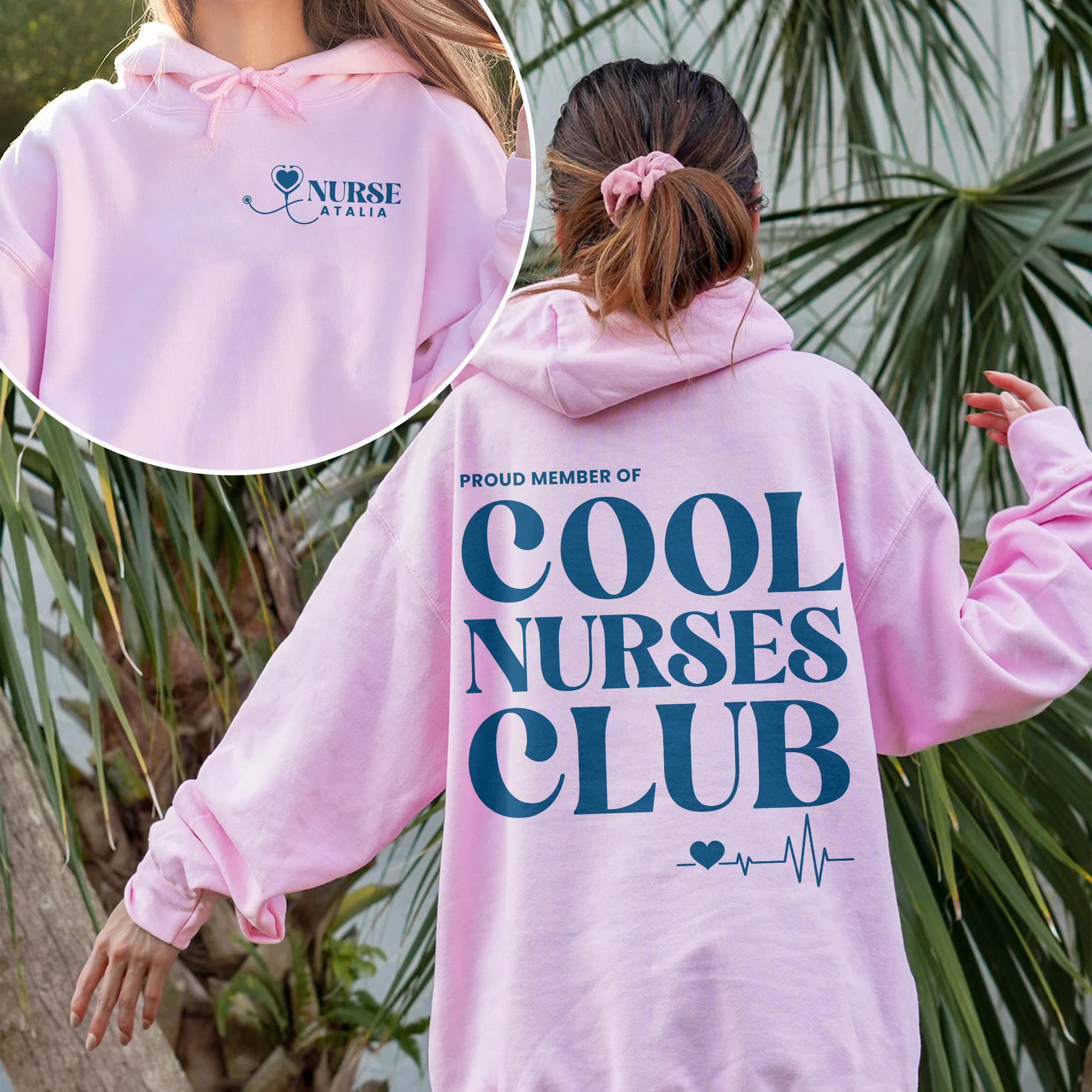 Cool Nurses Club Sweatshirt – Emergency Department Crewneck, Nurse Appreciation Gift