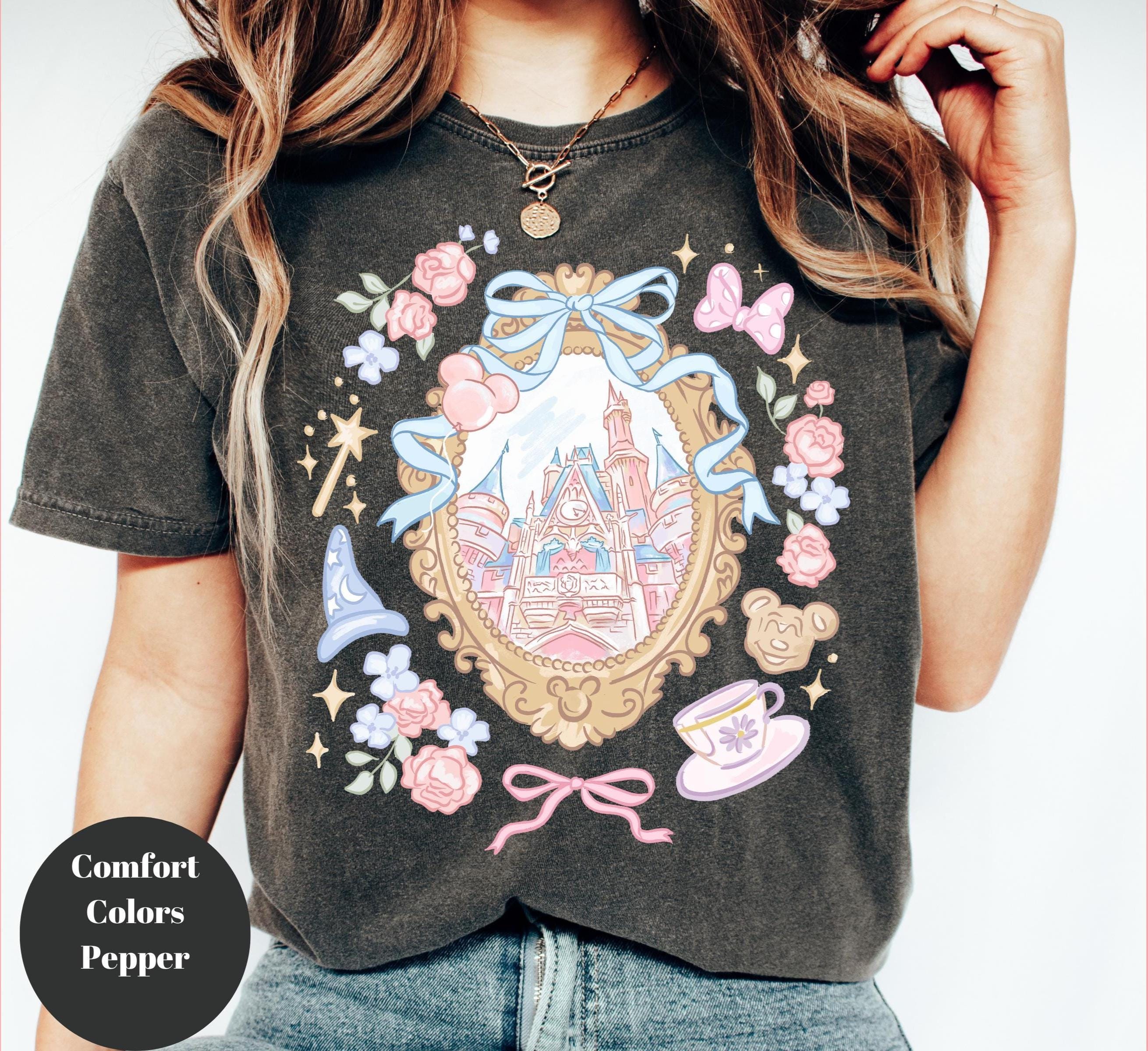 Coquette Bow Castle Shirt – Magic Kingdom Inspired Girly Tee – Cute Castle Trip Shirt – Birthday Outfit Top