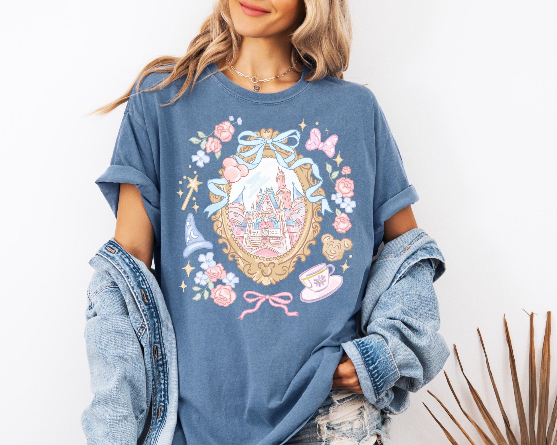 Coquette Bow Castle Shirt – Magic Kingdom Inspired Girly Tee – Cute Castle Trip Shirt – Birthday Outfit Top