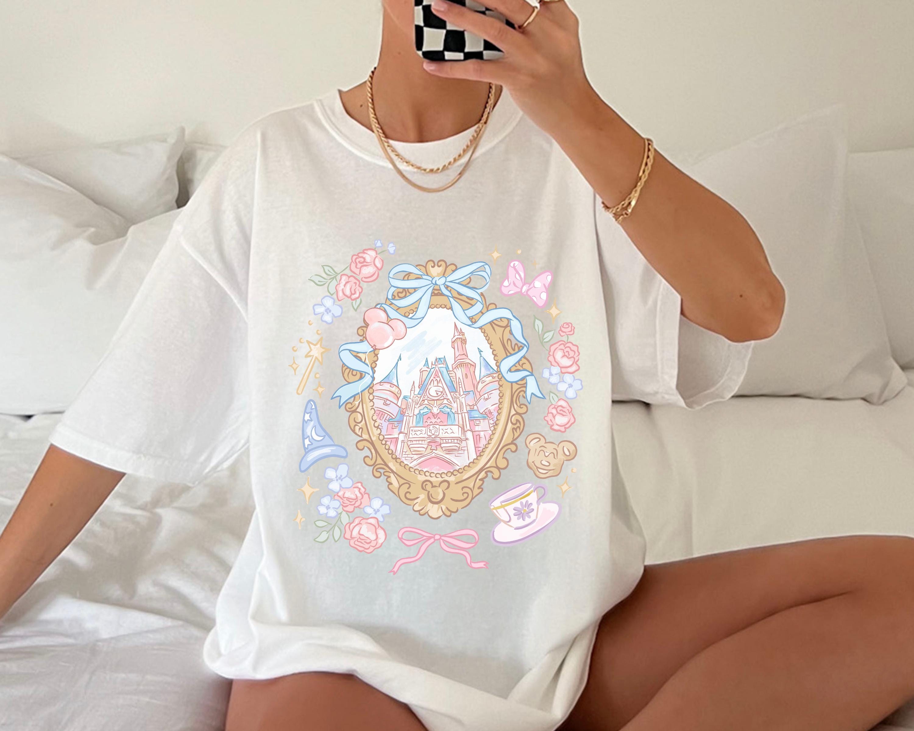 Coquette Bow Castle Shirt – Magic Kingdom Inspired Girly Tee – Cute Castle Trip Shirt – Birthday Outfit Top