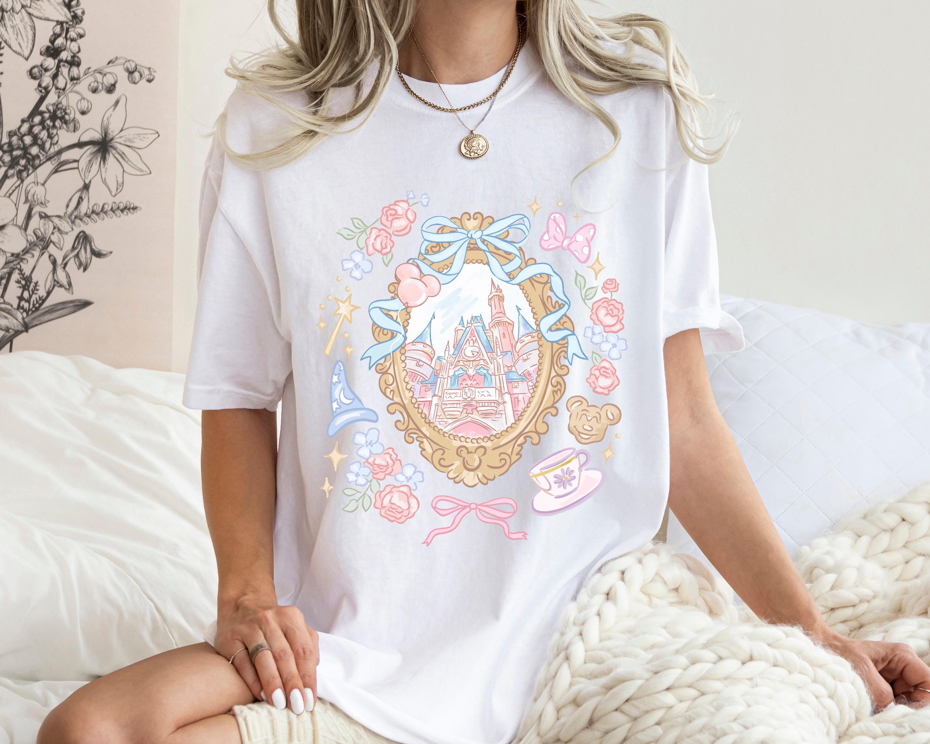 Coquette Bow Castle Shirt – Magic Kingdom Inspired Girly Tee – Cute Castle Trip Shirt – Birthday Outfit Top