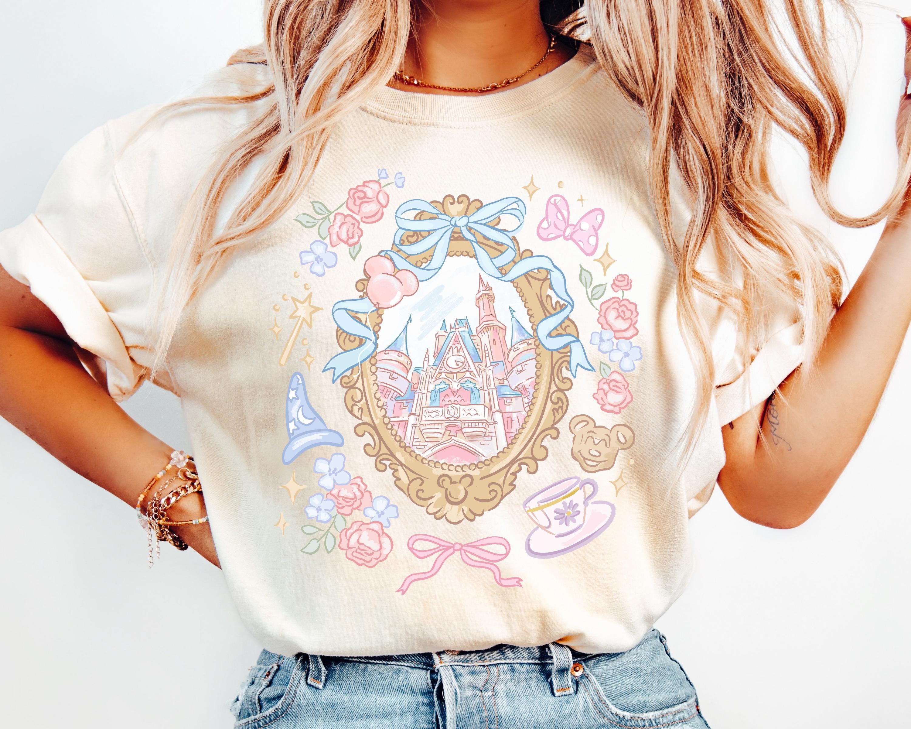 Coquette Bow Castle Shirt – Magic Kingdom Inspired Girly Tee – Cute Castle Trip Shirt – Birthday Outfit Top