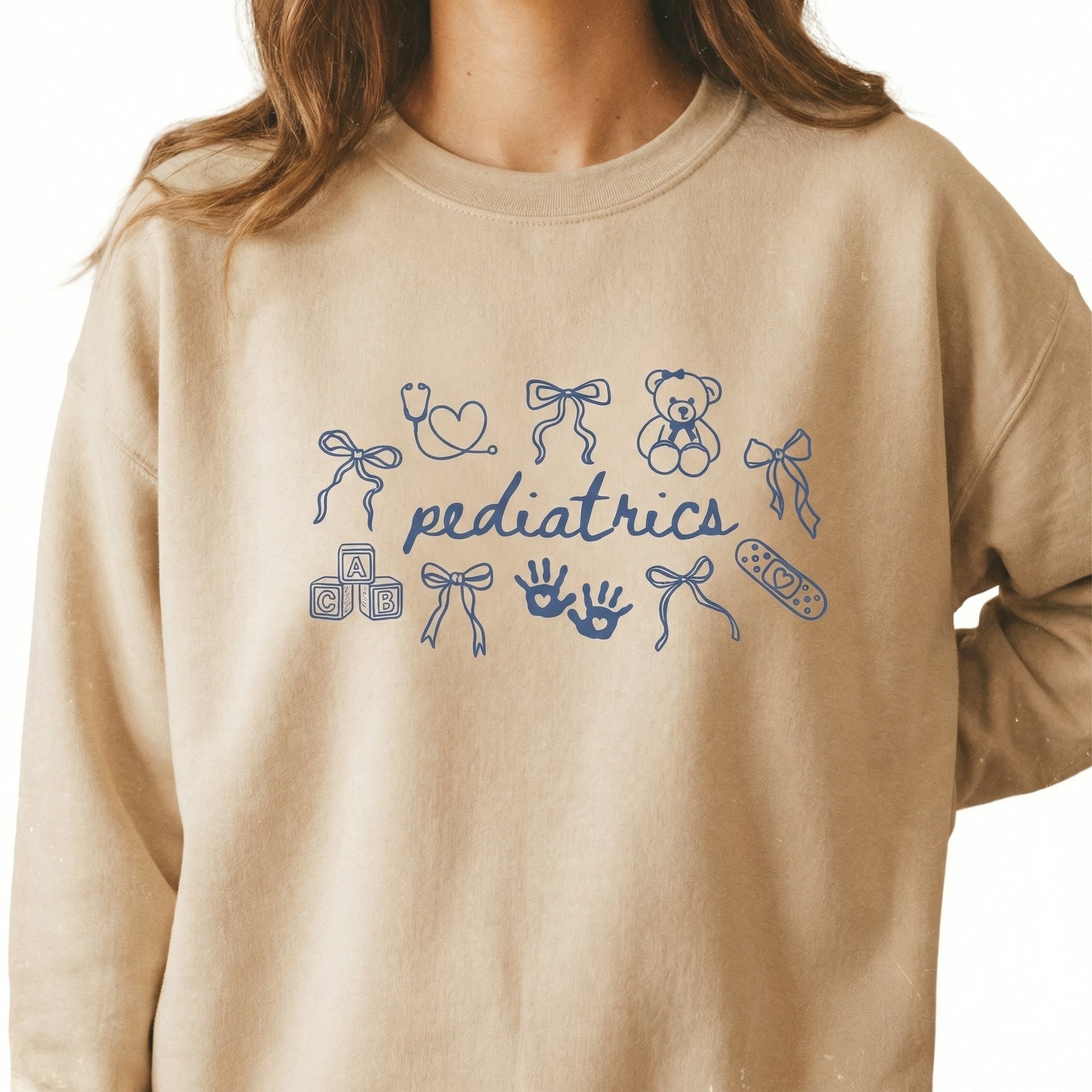 Coquette Bow Pediatric Nurse Shirt – Cute PEDS Nurse Graphic Tee