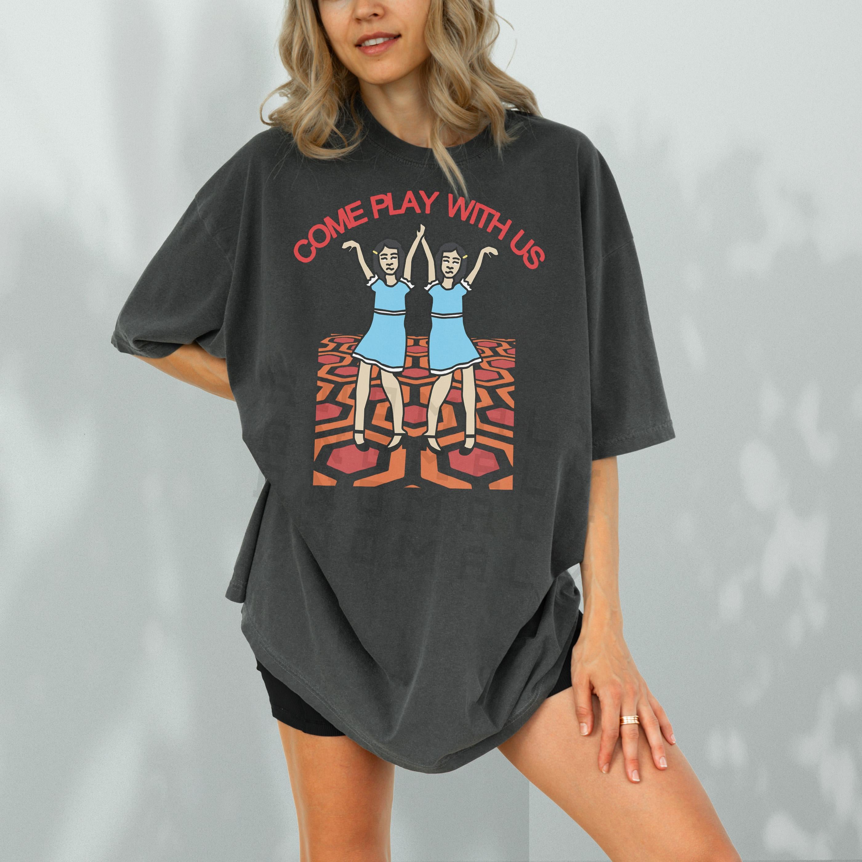 Creepy Twins Horror Movie T-Shirt – Overlook Hotel Funny Scary Film Tee