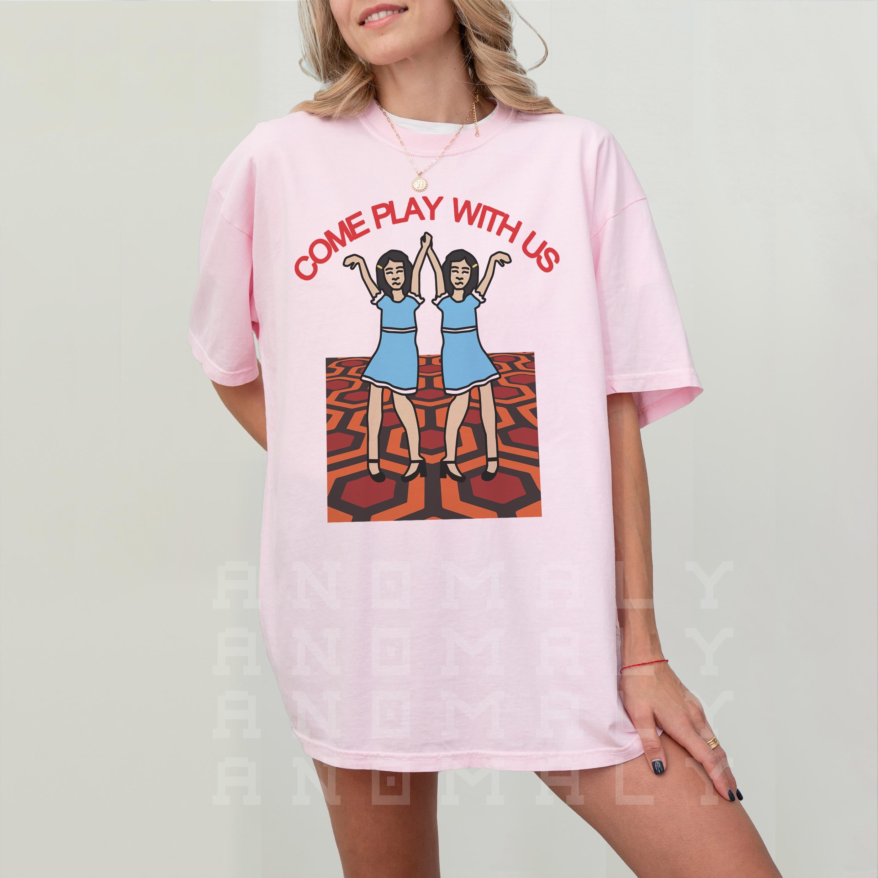 Creepy Twins Horror Movie T-Shirt – Overlook Hotel Funny Scary Film Tee