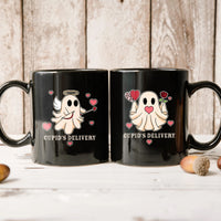 Cupid & Gift Ghost Matching Mugs For Couples